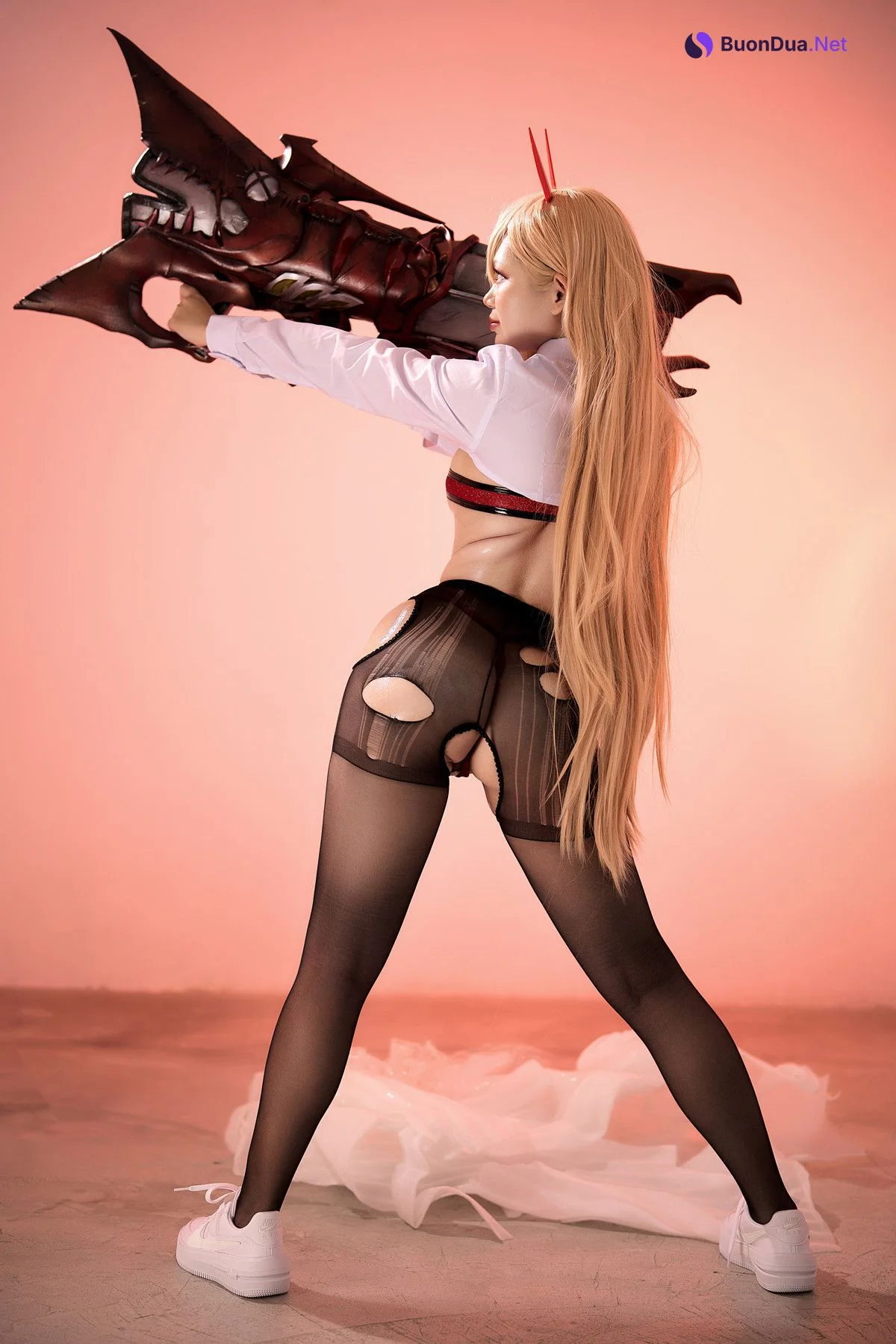Cosplay ZinieQ Chainsaw Man Power 电锯人 帕瓦 - Photo 8