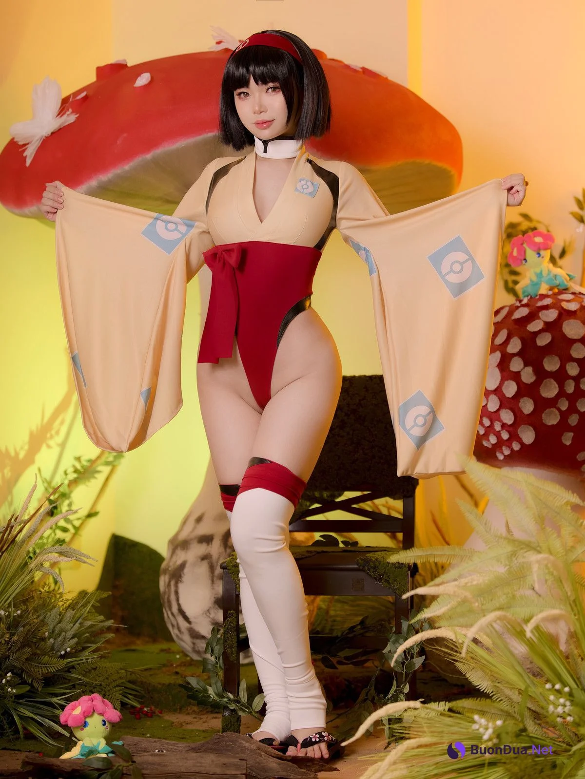 Cosplay ZinieQ Erika Pokemon - Photo 9