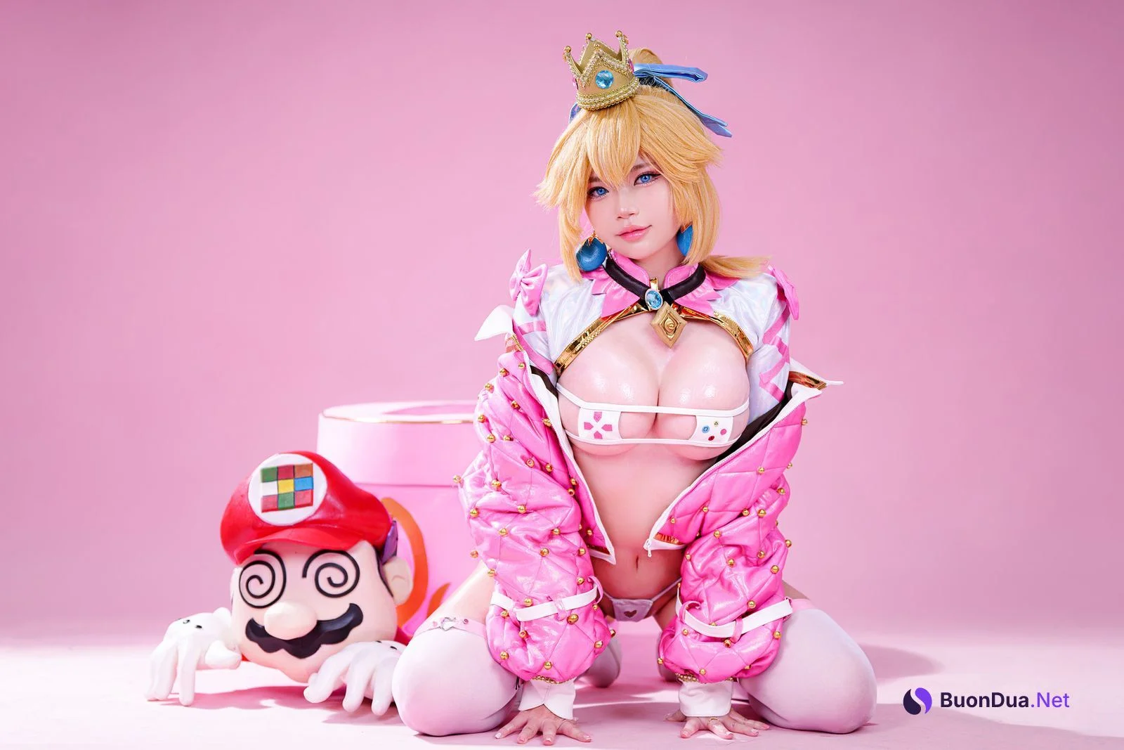Cosplay ZinieQ Princess Peach Figure - Photo 14