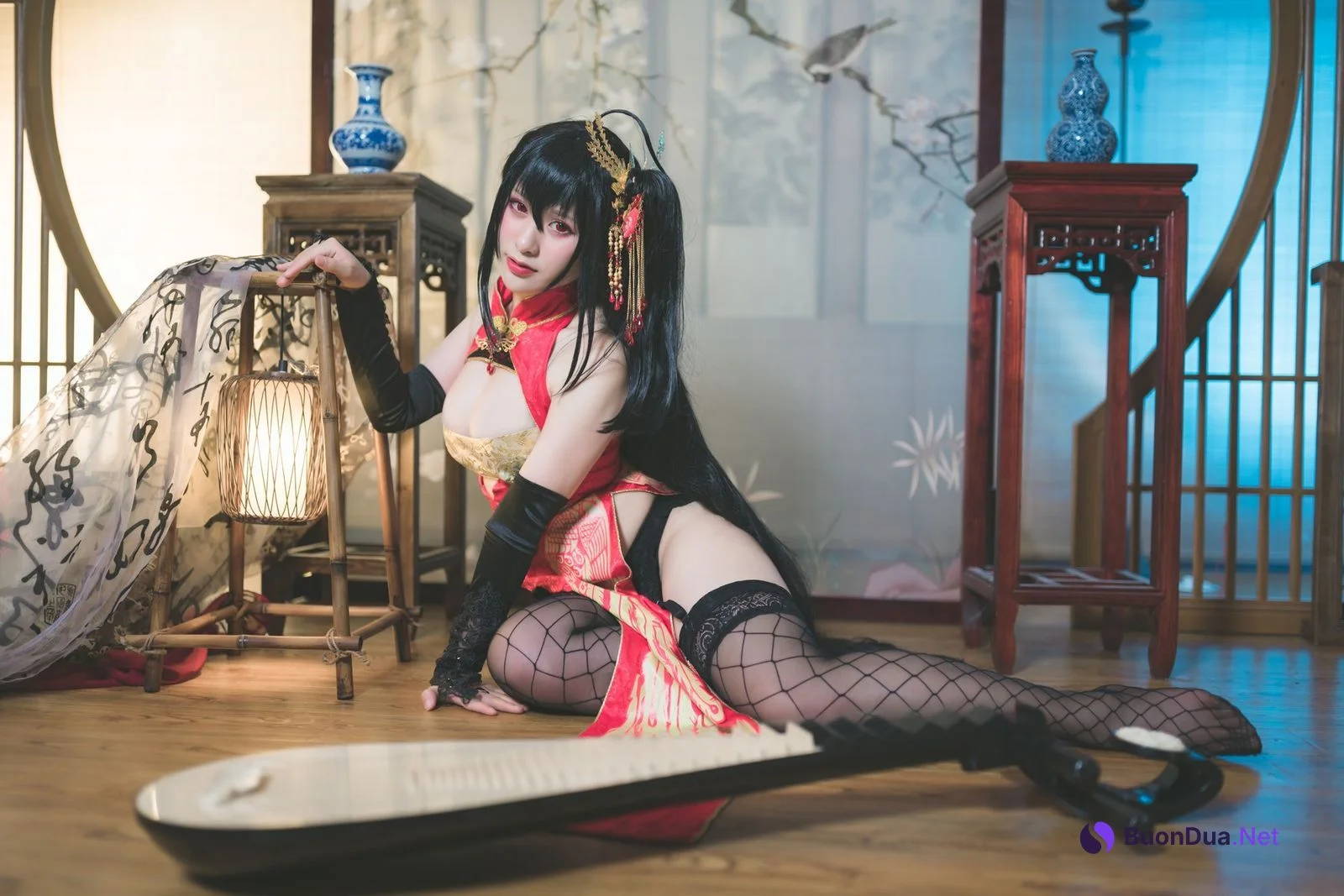 Cosplay 柘烟Zuken 大凤旗袍 - Photo 10