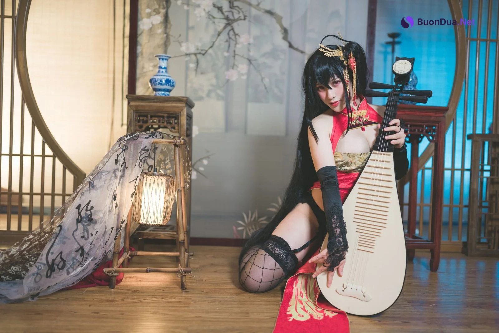 Cosplay 柘烟Zuken 大凤旗袍 - Photo 13