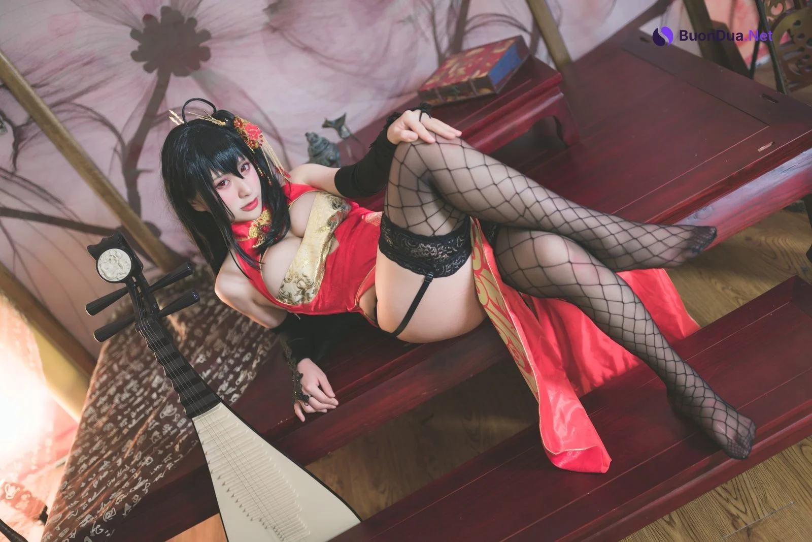 Cosplay 柘烟Zuken 大凤旗袍 - Photo 15