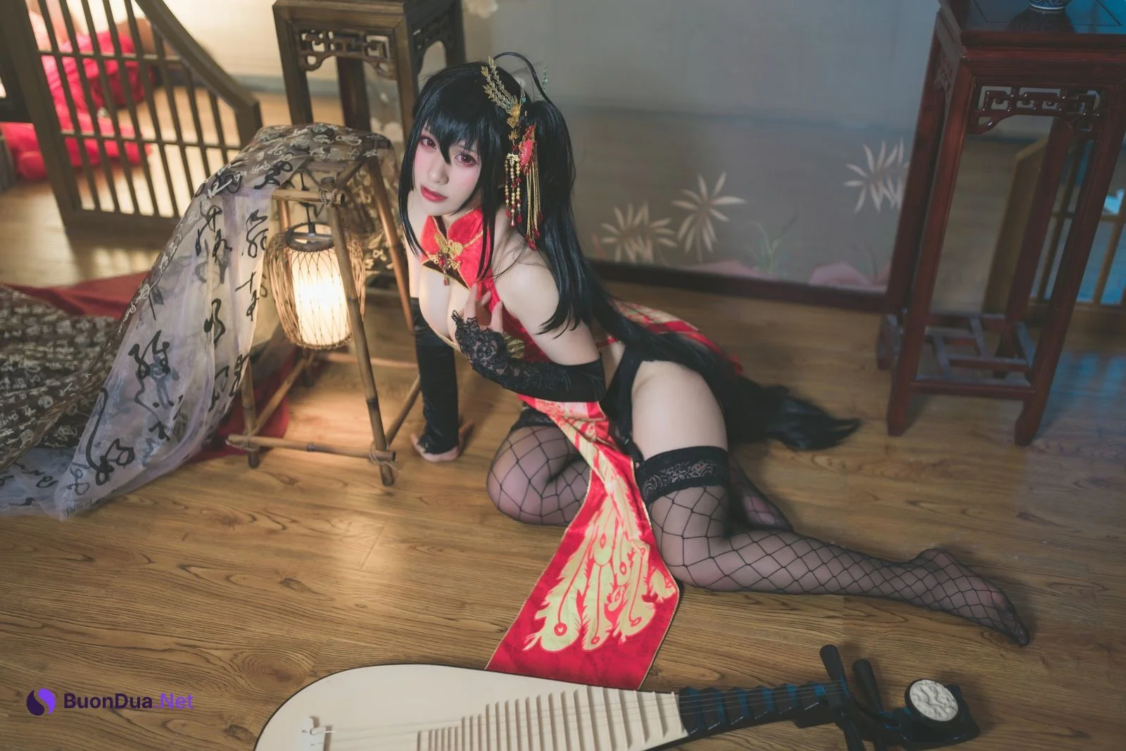 Cosplay 柘烟Zuken 大凤旗袍 - Photo 17