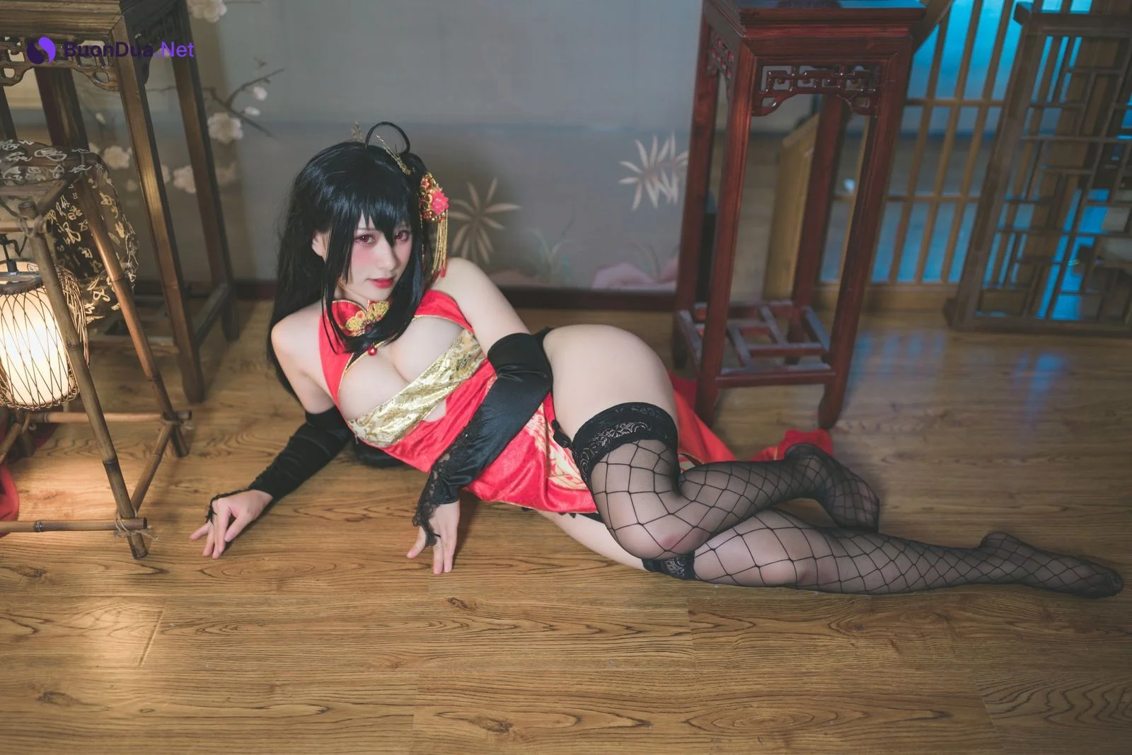 Cosplay 柘烟Zuken 大凤旗袍 - Photo 2