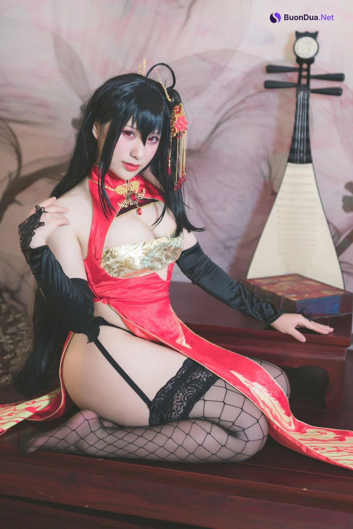 Cosplay 柘烟Zuken 大凤旗袍 - Photo 20