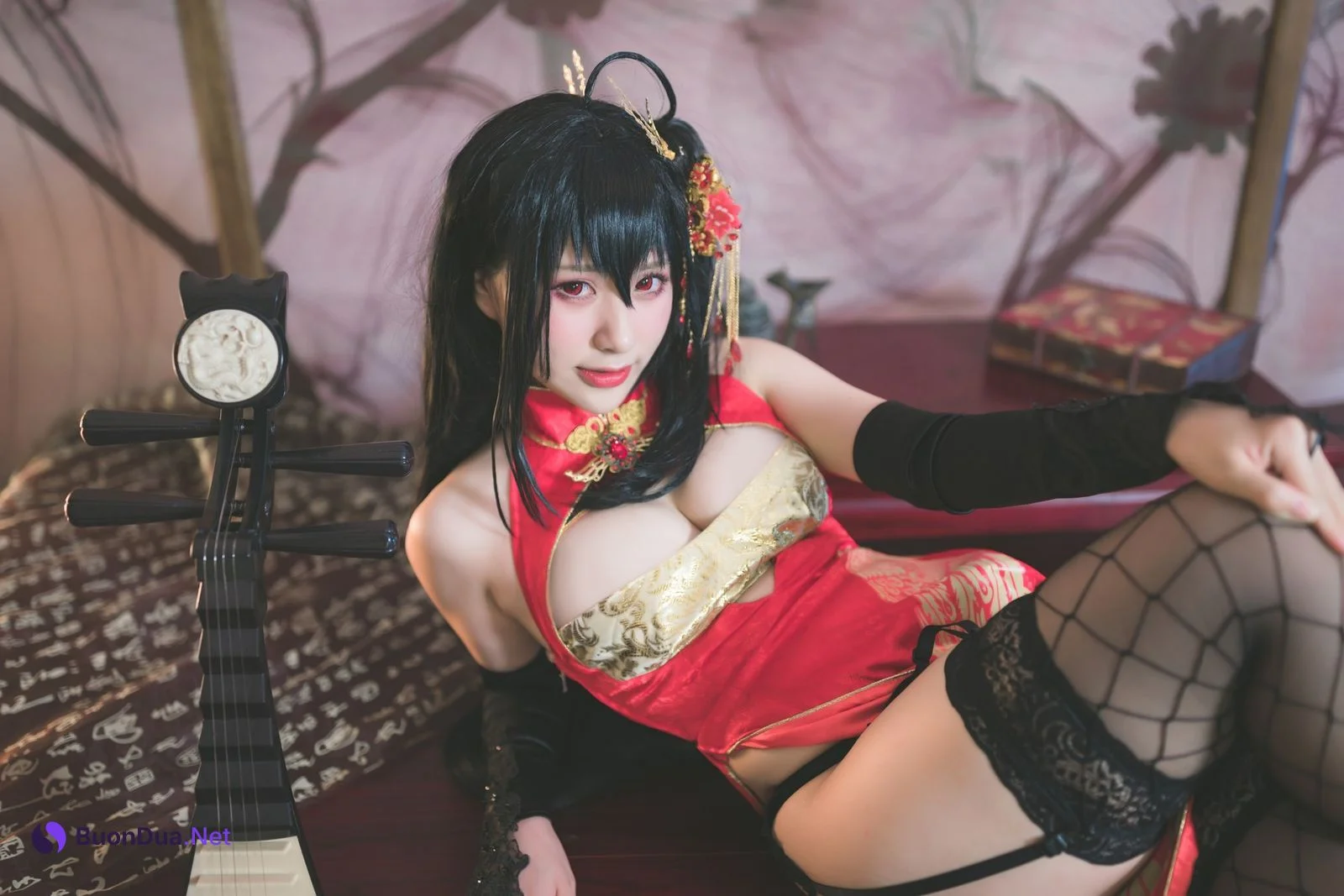 Cosplay 柘烟Zuken 大凤旗袍 - Photo 8