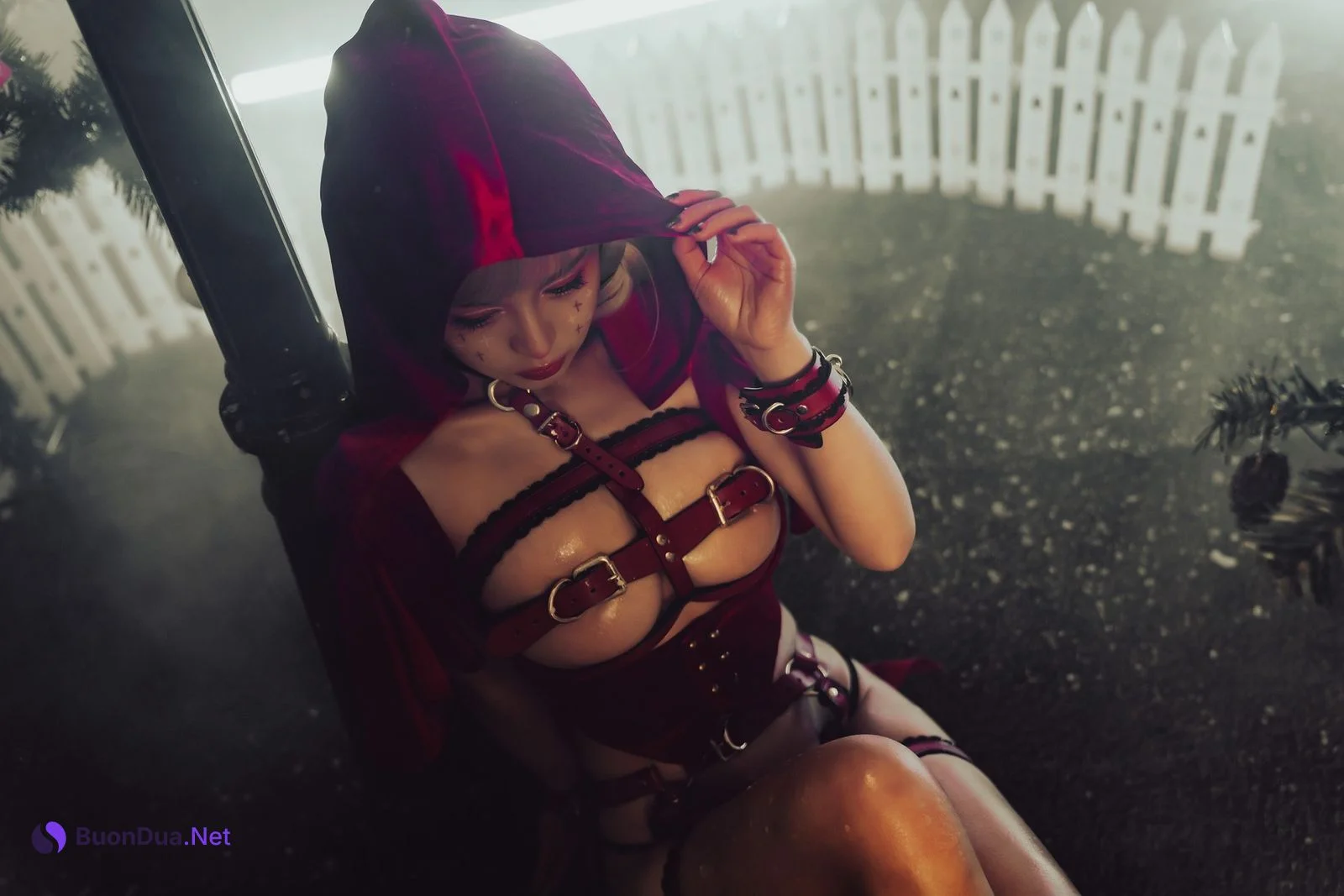 Cosplay 晕崽Zz 圣诞小红帽 - Photo 6