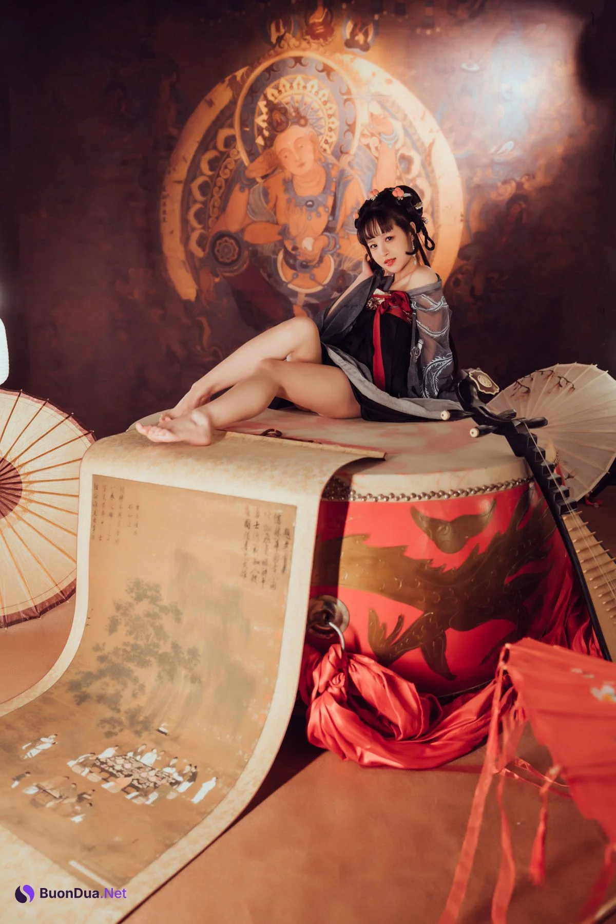 Cosplay 晕崽Zz 小琵琶精 Set.01 - Photo 2