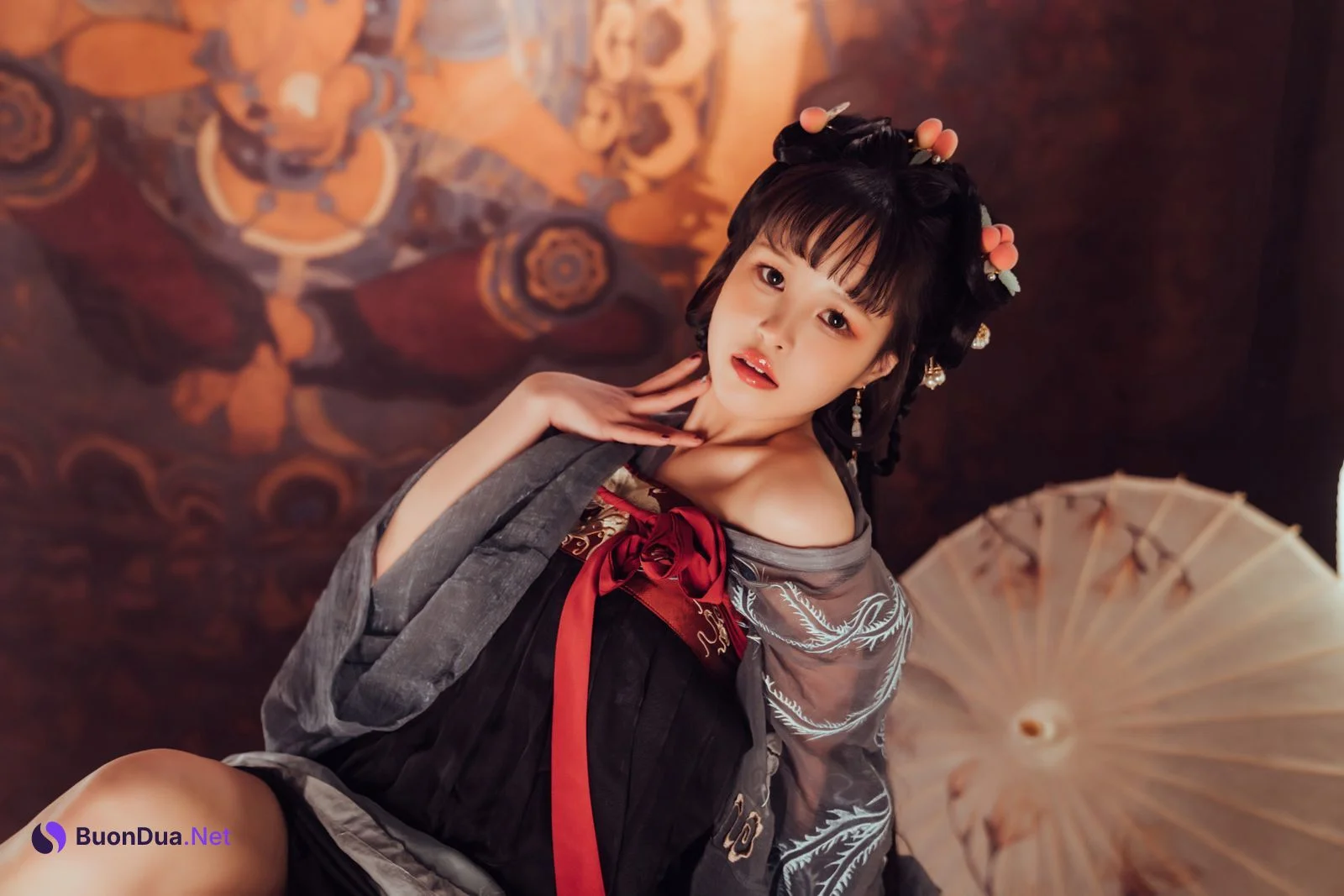 Cosplay 晕崽Zz 小琵琶精 Set.01 - Photo 3
