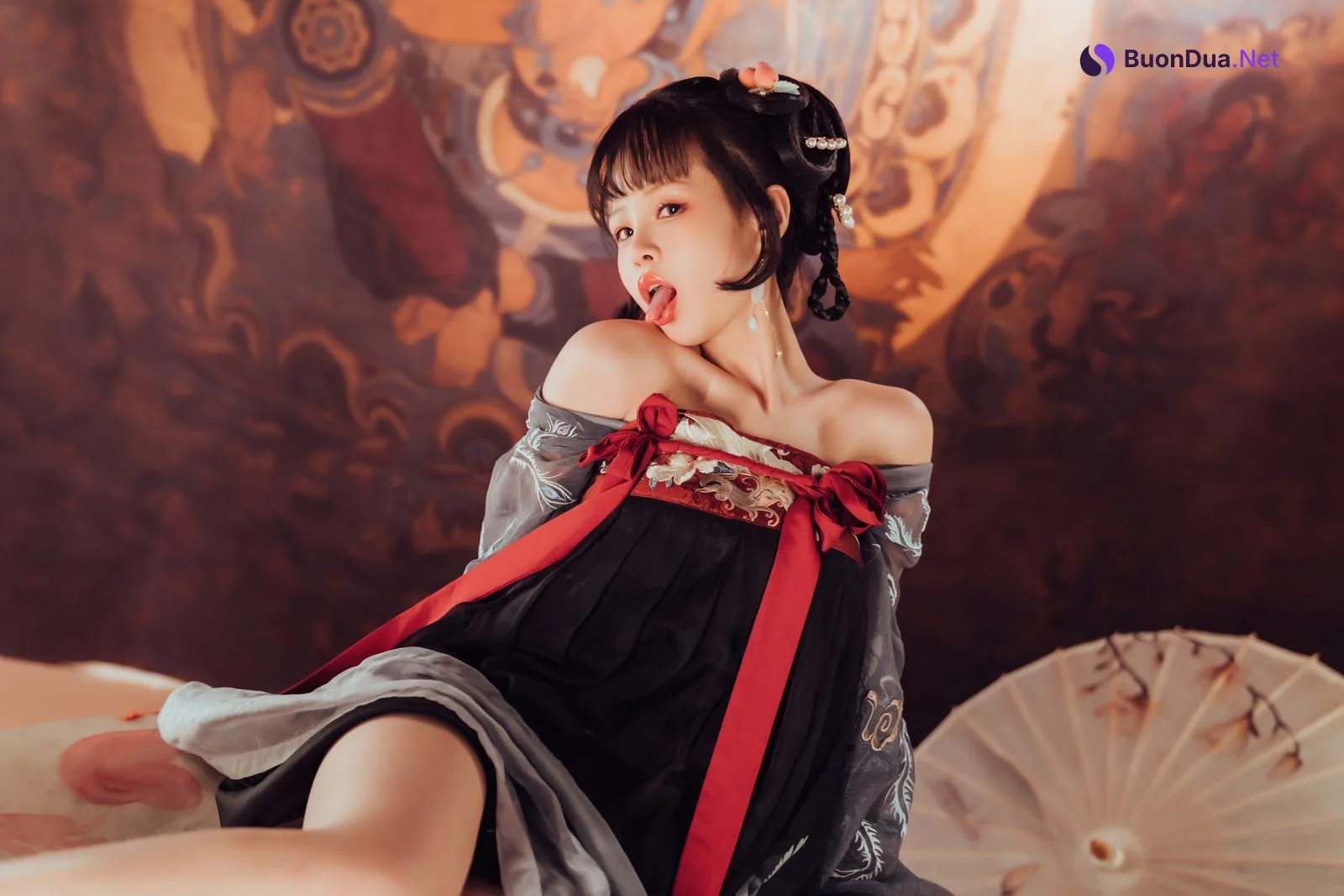 Cosplay 晕崽Zz 小琵琶精 Set.01 - Photo 8