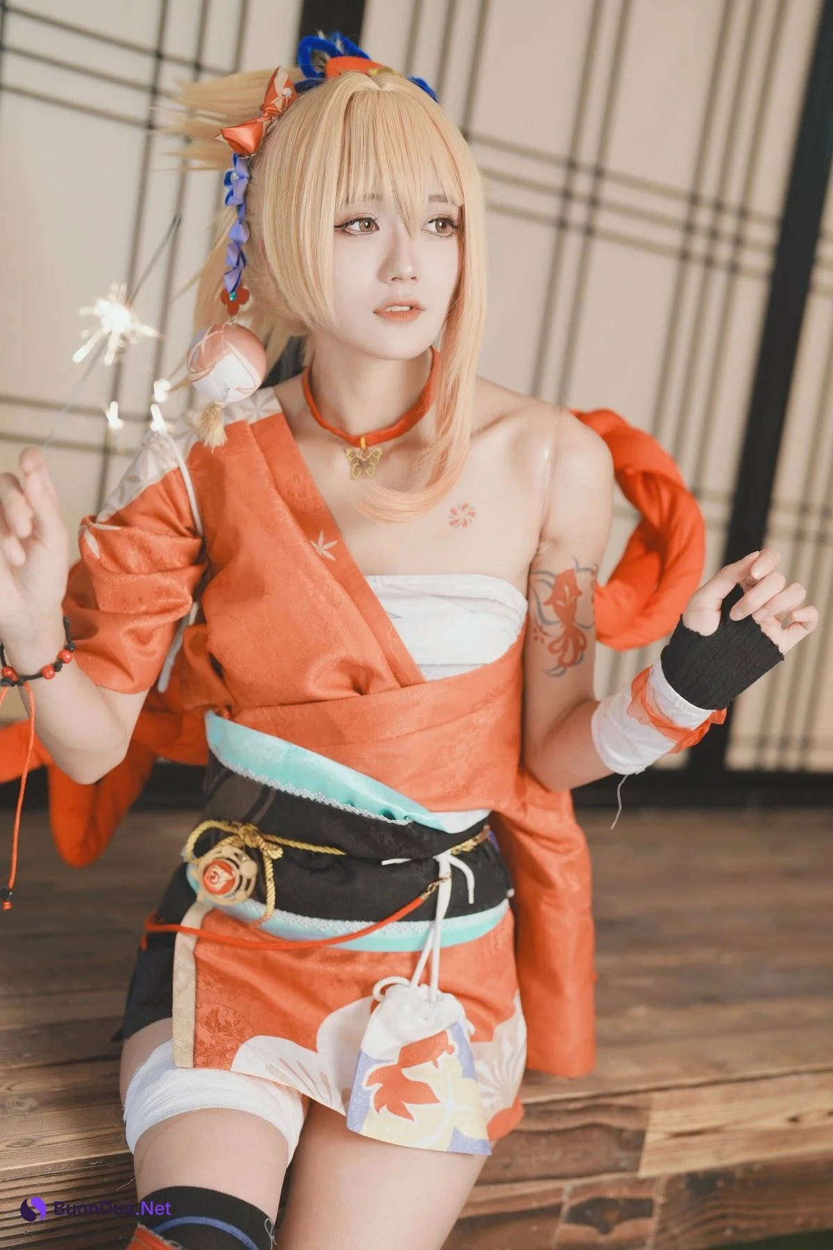 Cosplay 兔子Zzz不吃胡萝卜 我就说我就是宵宫 - Photo 14