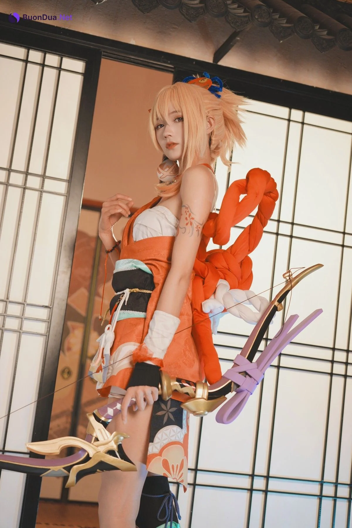 Cosplay 兔子Zzz不吃胡萝卜 我就说我就是宵宫 - Photo 3