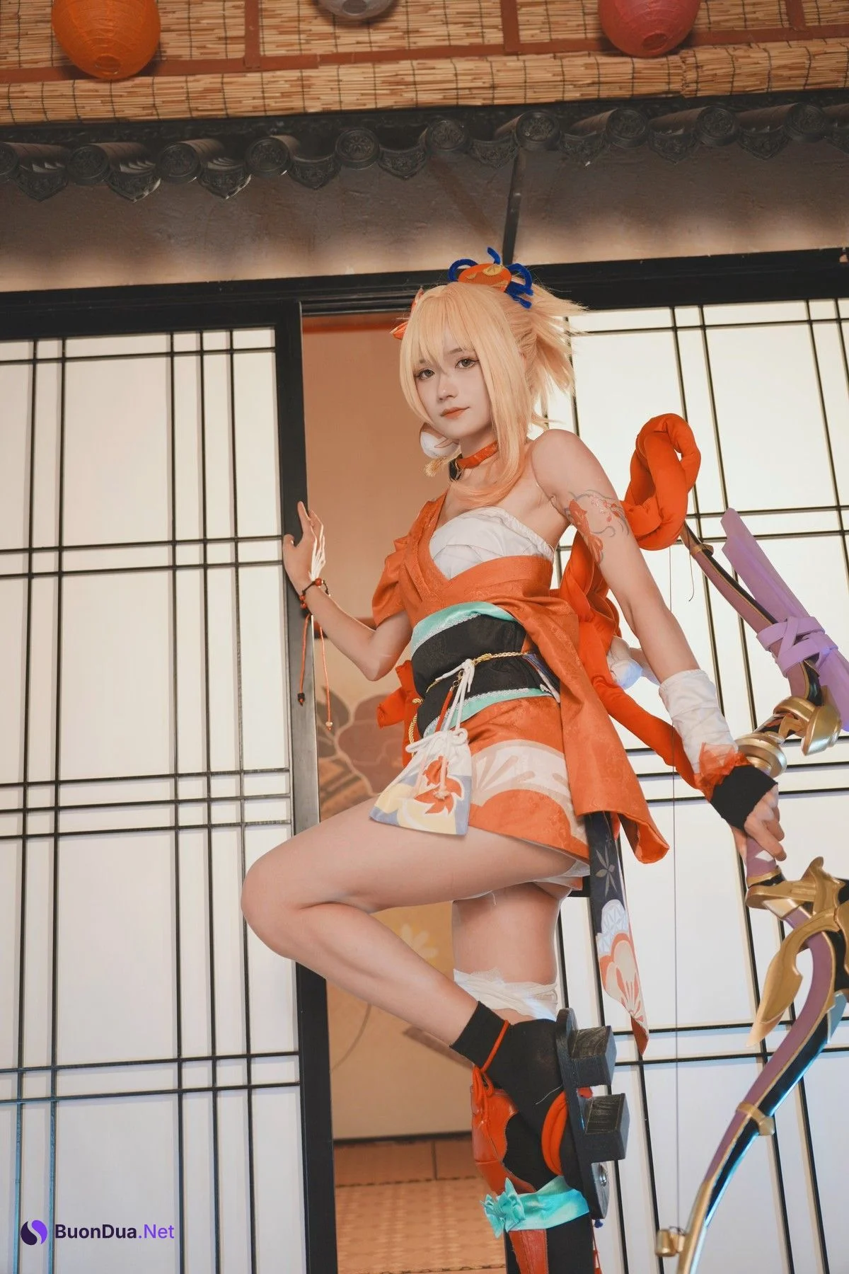 Cosplay 兔子Zzz不吃胡萝卜 我就说我就是宵宫 - Photo 4