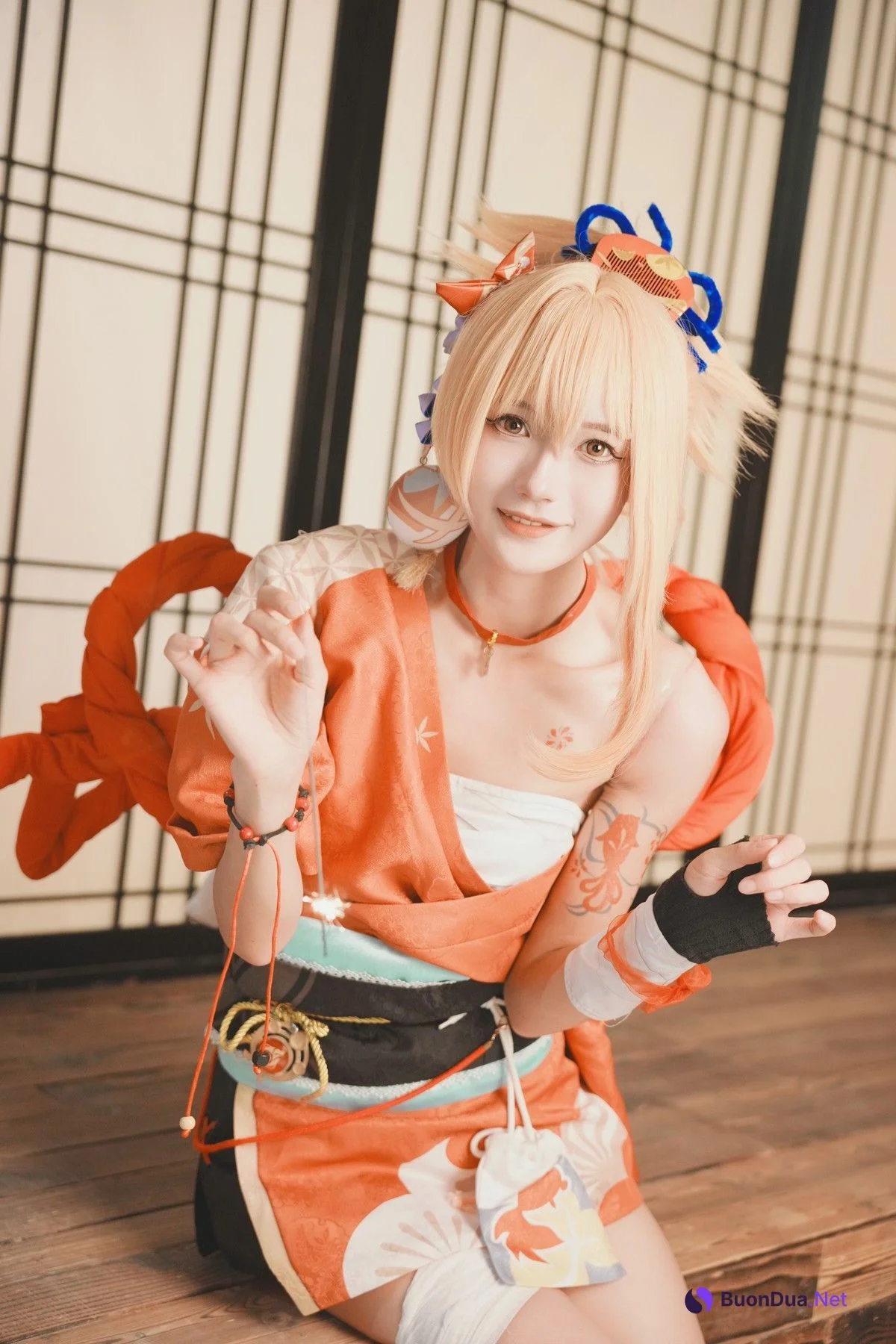 Cosplay 兔子Zzz不吃胡萝卜 我就说我就是宵宫 - Photo 6
