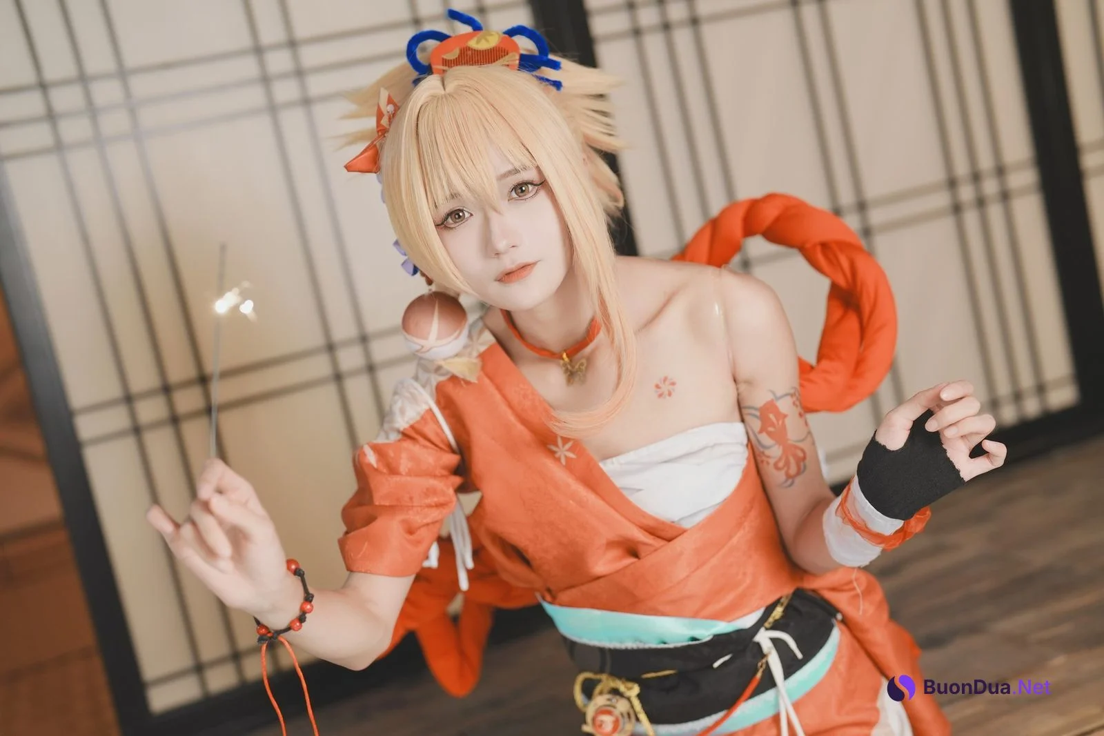 Cosplay 兔子Zzz不吃胡萝卜 我就说我就是宵宫 - Photo 7