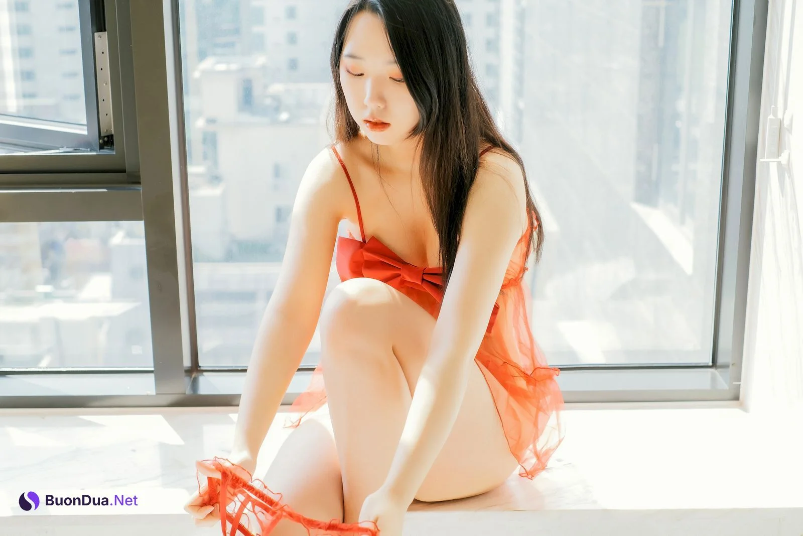 Dame 담, [Moon Night Snap] Tie Up a Ribbon Vol.01 – Set.01 - Photo 6