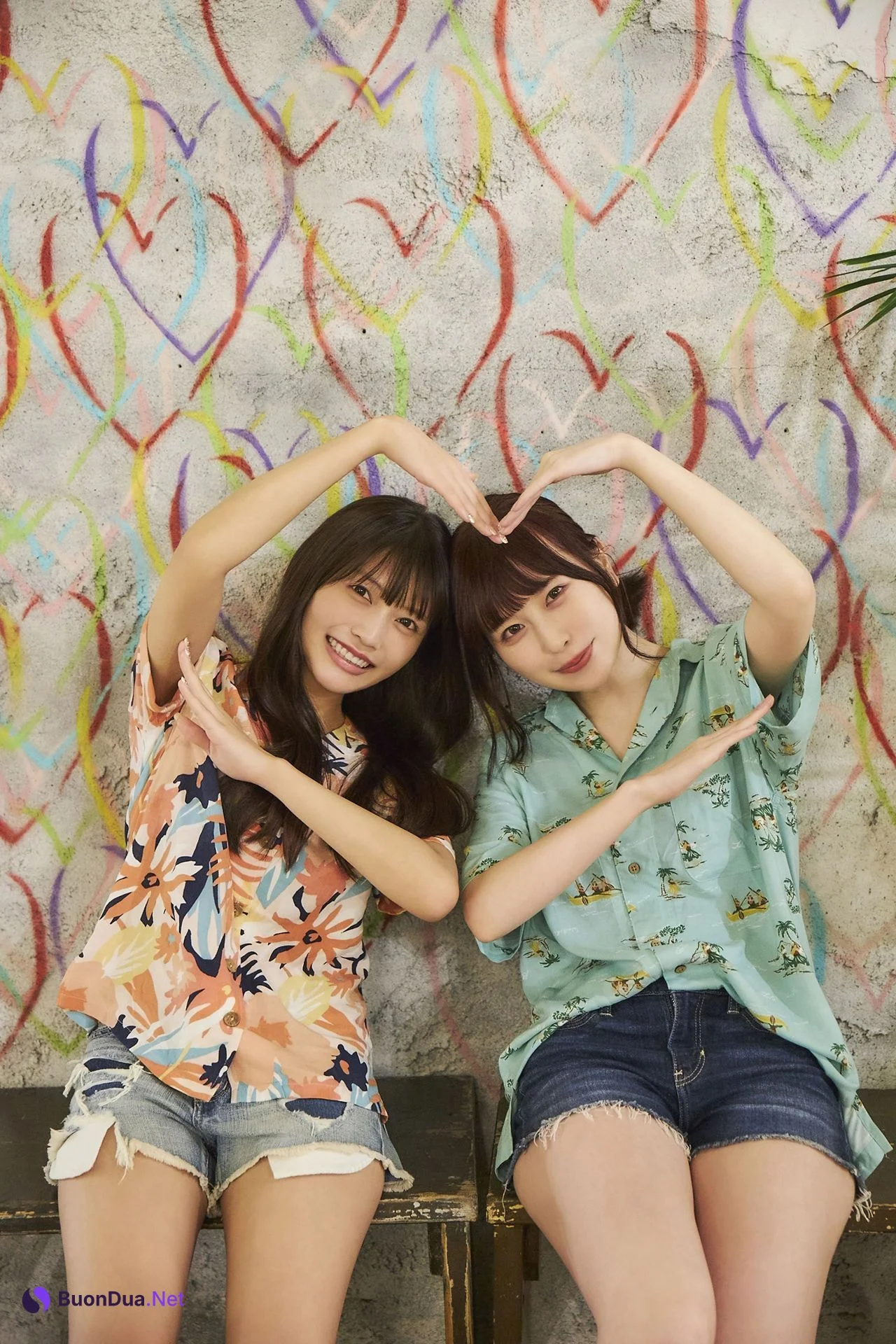 松下玲緒菜&宮内凛, ヤングガンガンデジタル限定写真集 「Dear Girls」 Set.02 - 사진 8