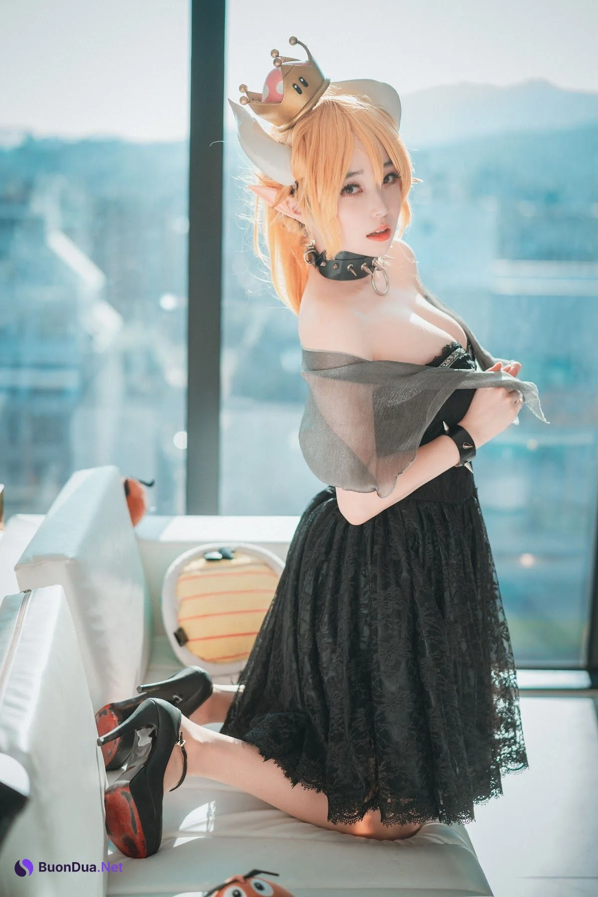 DJAWA Photo – Bambi (밤비) – Halloween with Bowsette (Super Mario Bros.) - Photo 16