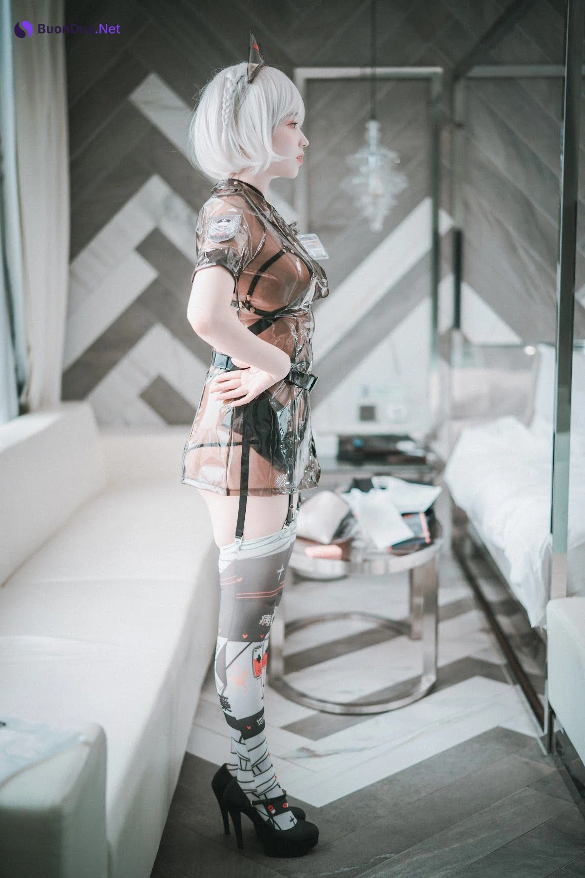 DJAWA Photo – Bambi (밤비) – Nurse Nation (Black ver) - Photo 17