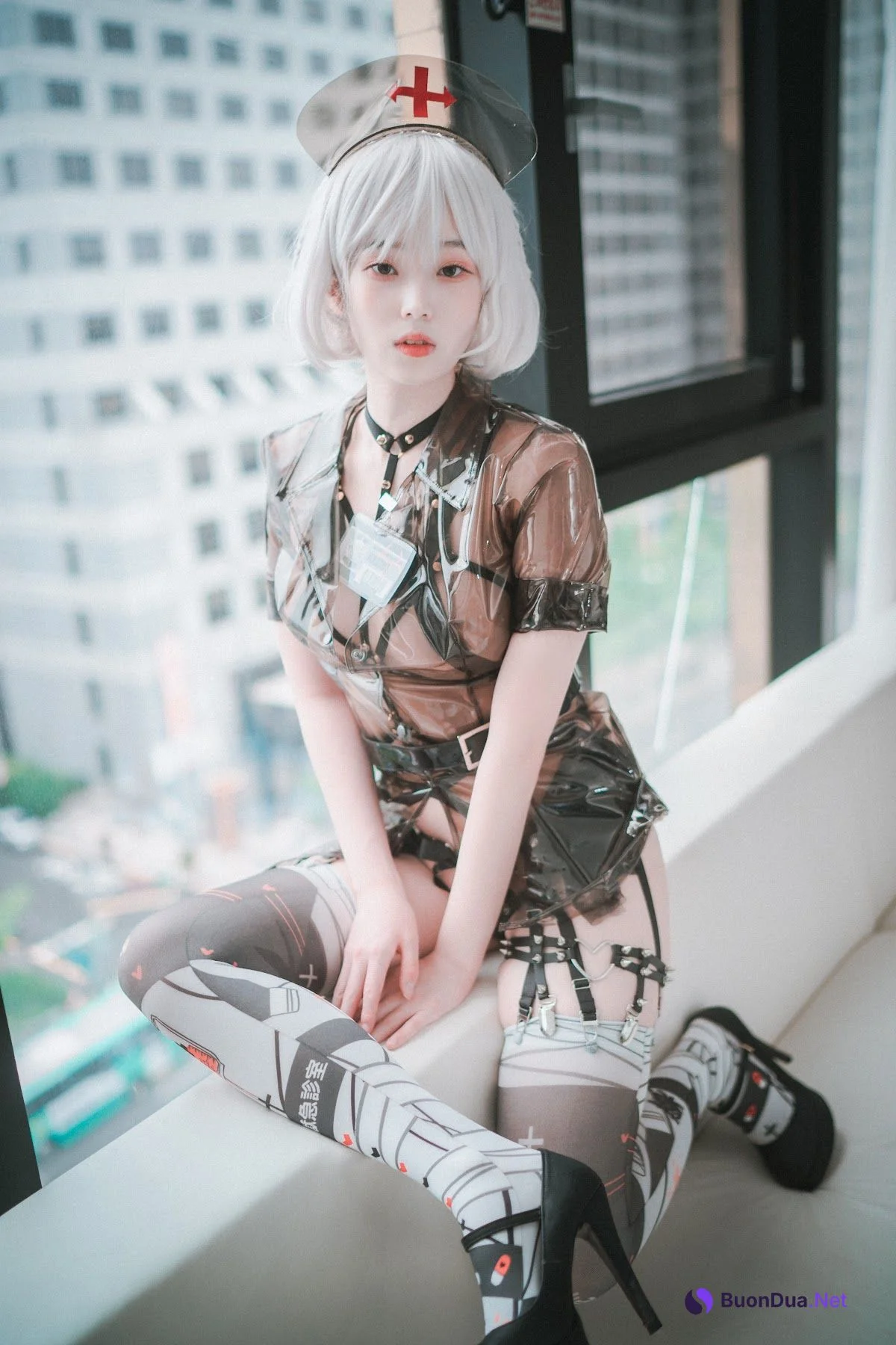 DJAWA Photo – Bambi (밤비) – Nurse Nation (Black ver) - Photo 2