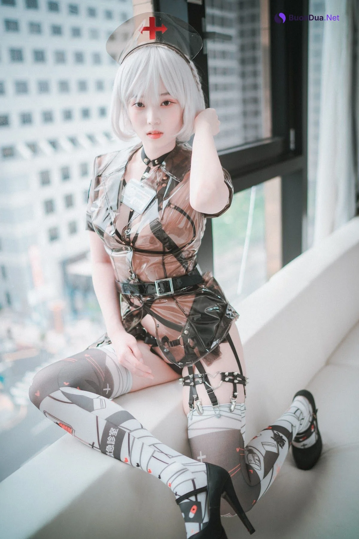 DJAWA Photo – Bambi (밤비) – Nurse Nation (Black ver) - Photo 4