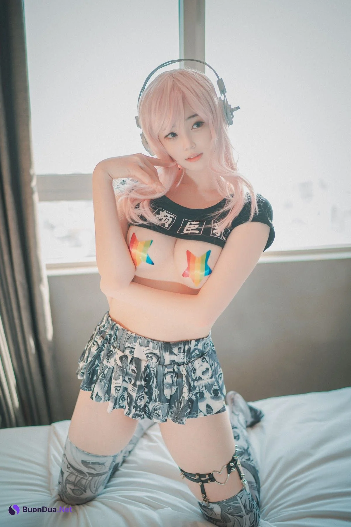 DJAWA Photo – Bambi (밤비) – Sonico-w Micro-top (Super Sonico) - รูปภาพ 4