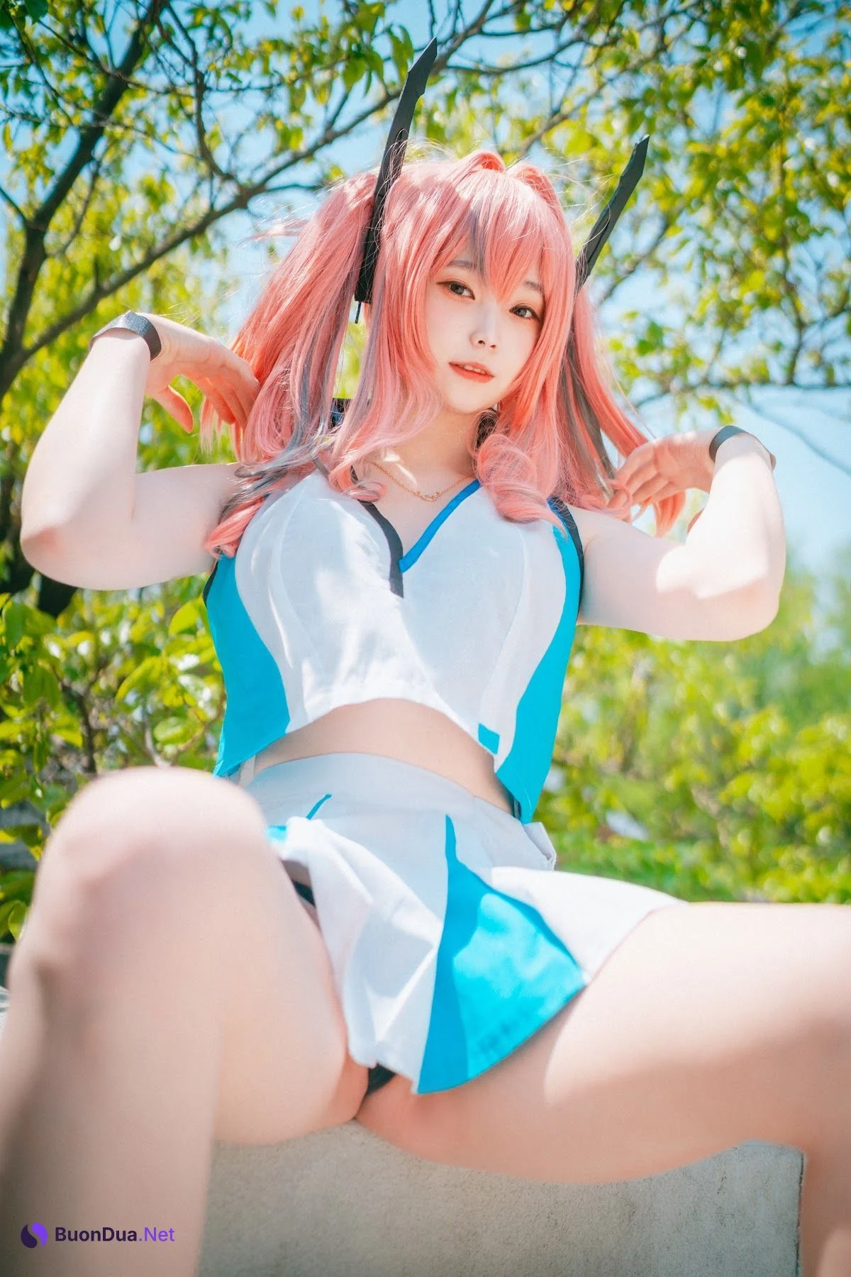 DJAWA Photo – Bambi (밤비) – USS Bremerton (Azur Lane) Scorching-Hot Training - รูปภาพ 16
