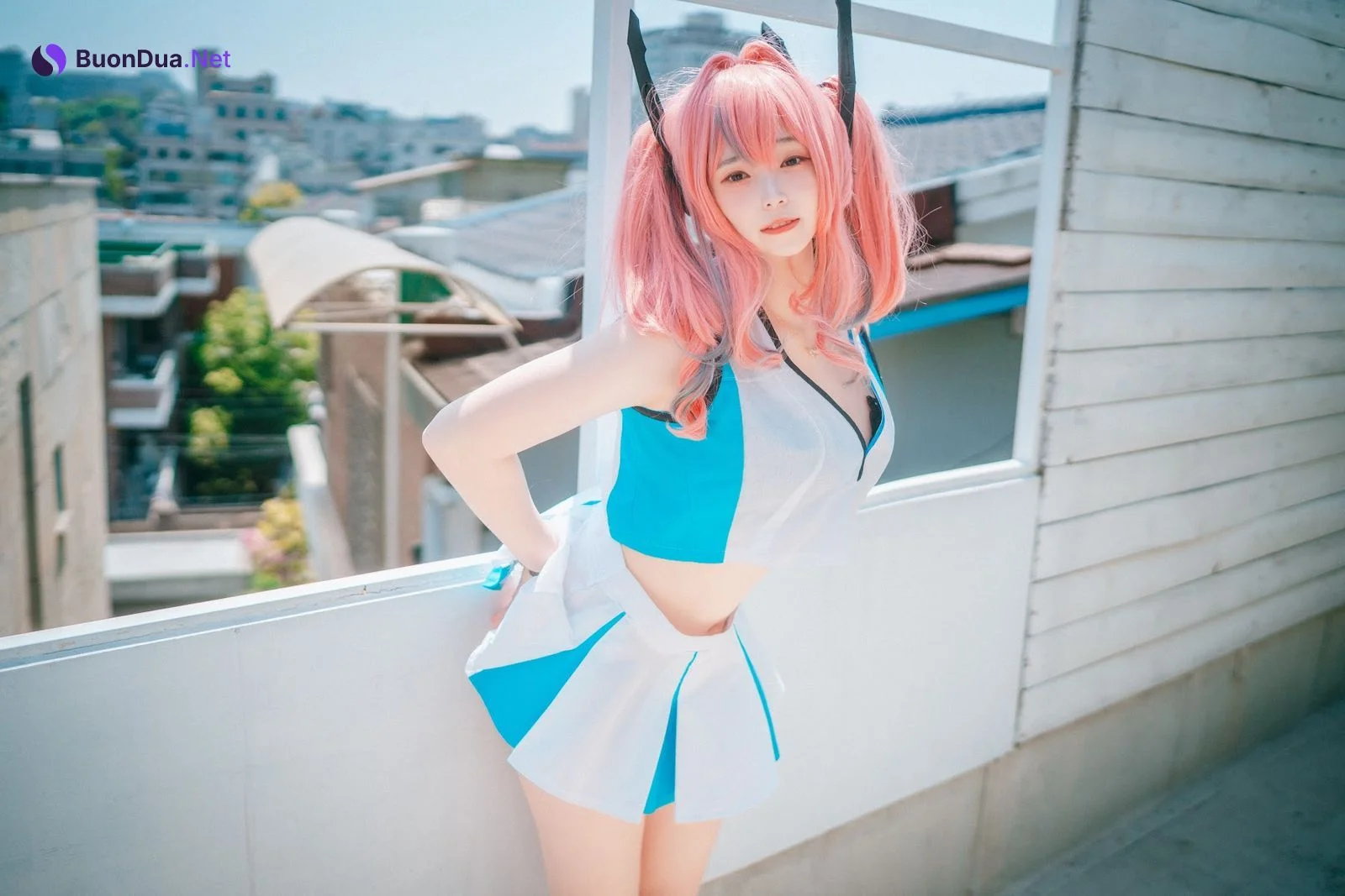 DJAWA Photo – Bambi (밤비) – USS Bremerton (Azur Lane) Scorching-Hot Training - รูปภาพ 18