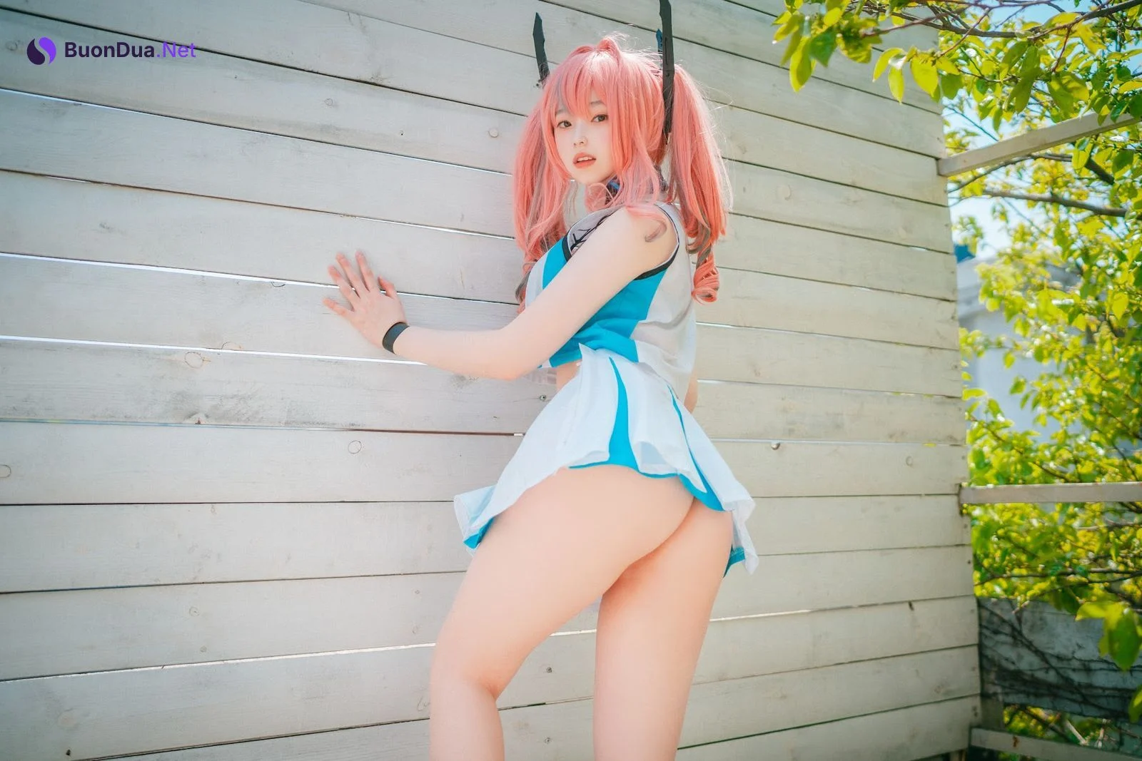 DJAWA Photo – Bambi (밤비) – USS Bremerton (Azur Lane) Scorching-Hot Training - รูปภาพ 6