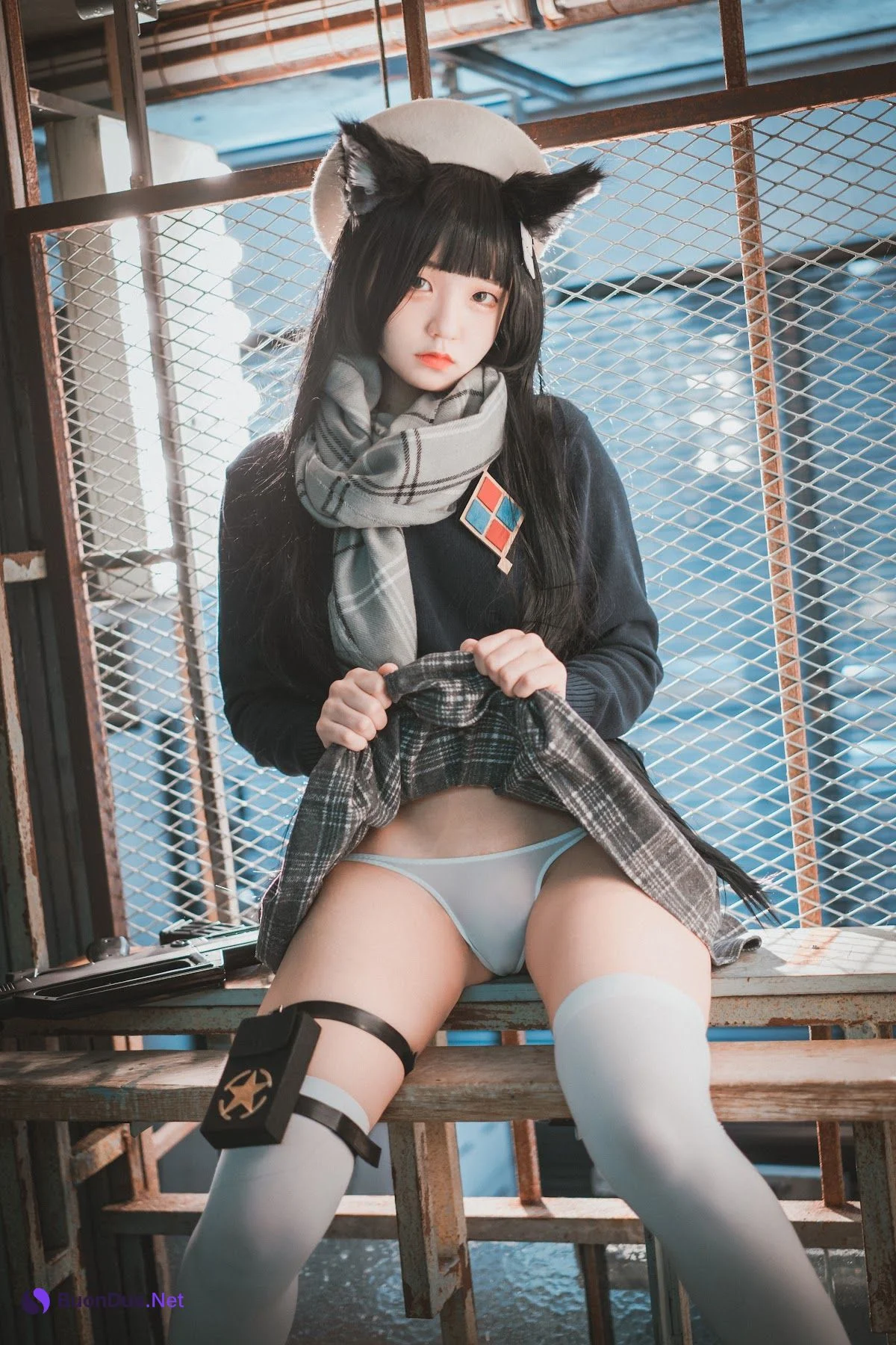 DJAWA Photo – Jeong Jenny (정제니) – Girls’ Frontline – Type 95 (Pure White Graduation ver.) - 照片 13