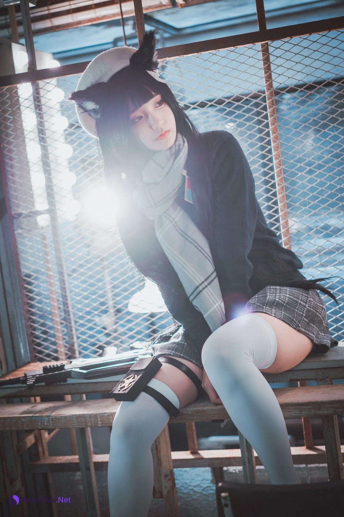 DJAWA Photo – Jeong Jenny (정제니) – Girls’ Frontline – Type 95 (Pure White Graduation ver.) - 照片 5
