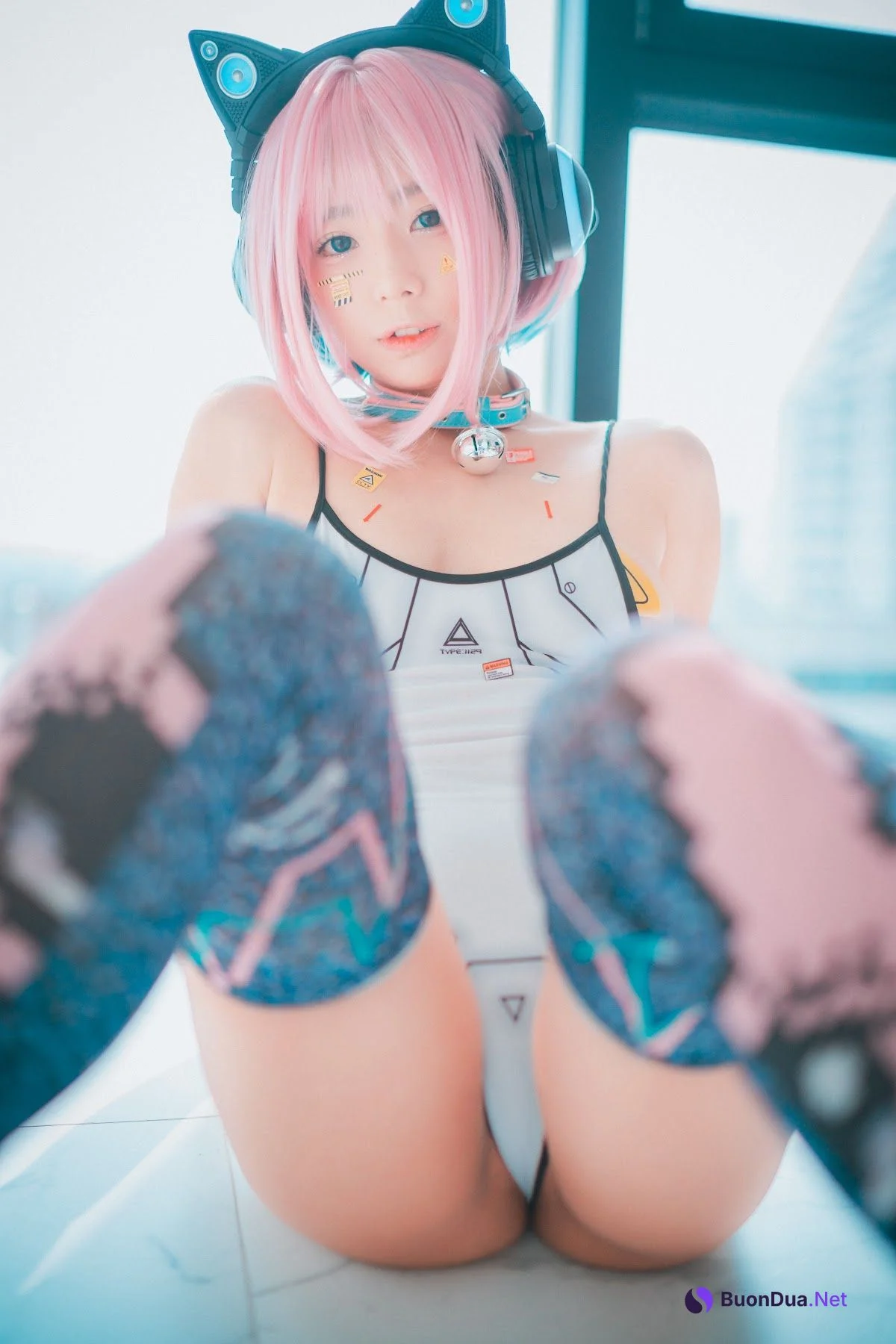 DJAWA Photo – Maruemon (마루에몽) – Caution Girl vs Athletic Girl - Photo 11