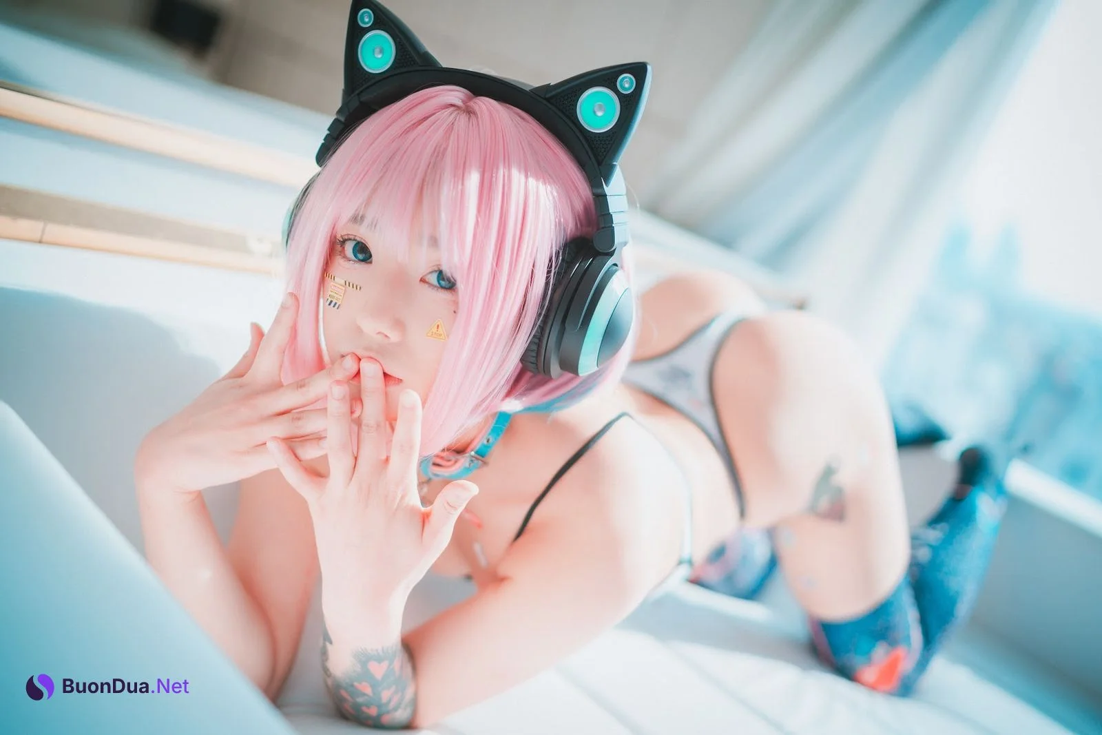 DJAWA Photo – Maruemon (마루에몽) – Caution Girl vs Athletic Girl - Photo 14