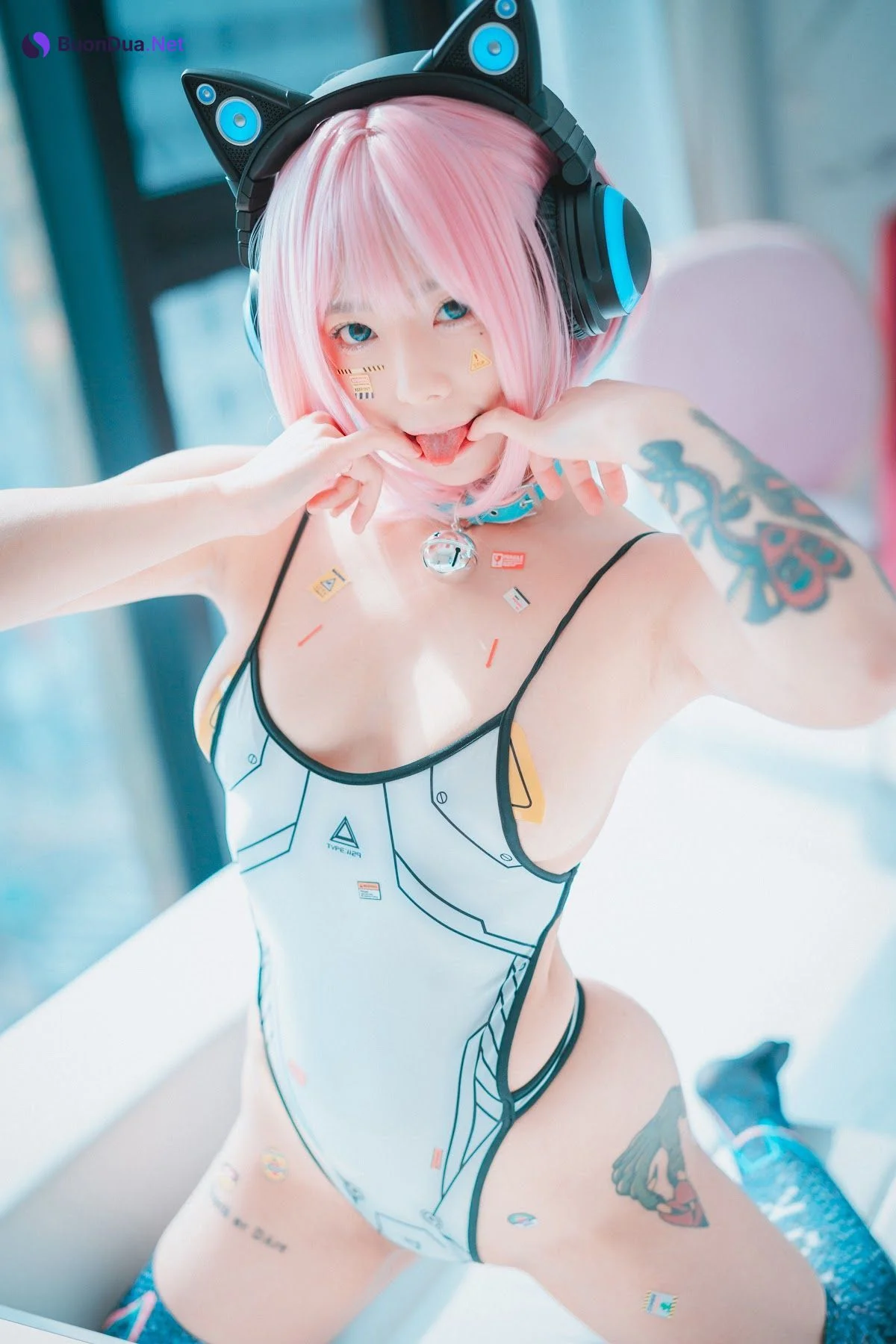 DJAWA Photo – Maruemon (마루에몽) – Caution Girl vs Athletic Girl - Photo 5