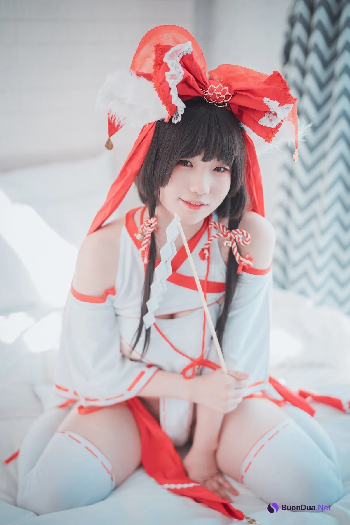 DJAWA Photo – Mimmi (밈미) – Kitsune Miko (A ver) - 사진 16