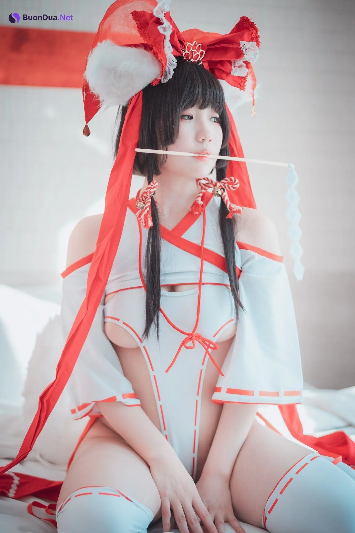 DJAWA Photo – Mimmi (밈미) – Kitsune Miko (A ver) - 사진 18