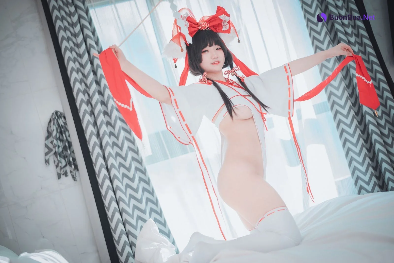 DJAWA Photo – Mimmi (밈미) – Kitsune Miko (A ver) - 사진 9