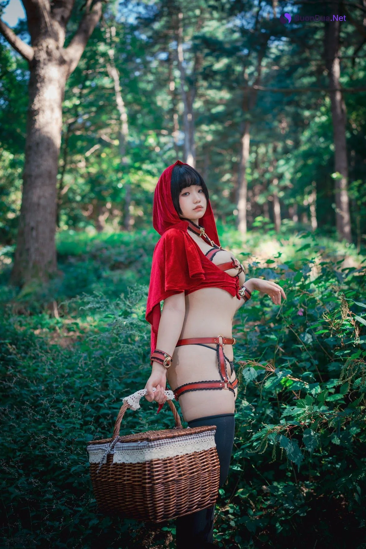 DJAWA Photo – Mimmi (밈미) – Naughty Red Hiring Hood - Photo 3