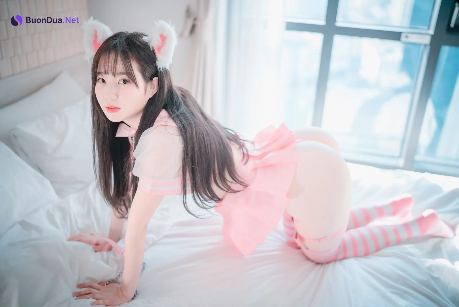 DJAWA Photo – Myu_a_ (뮤아) – Catgirl in Pink - Photo 17