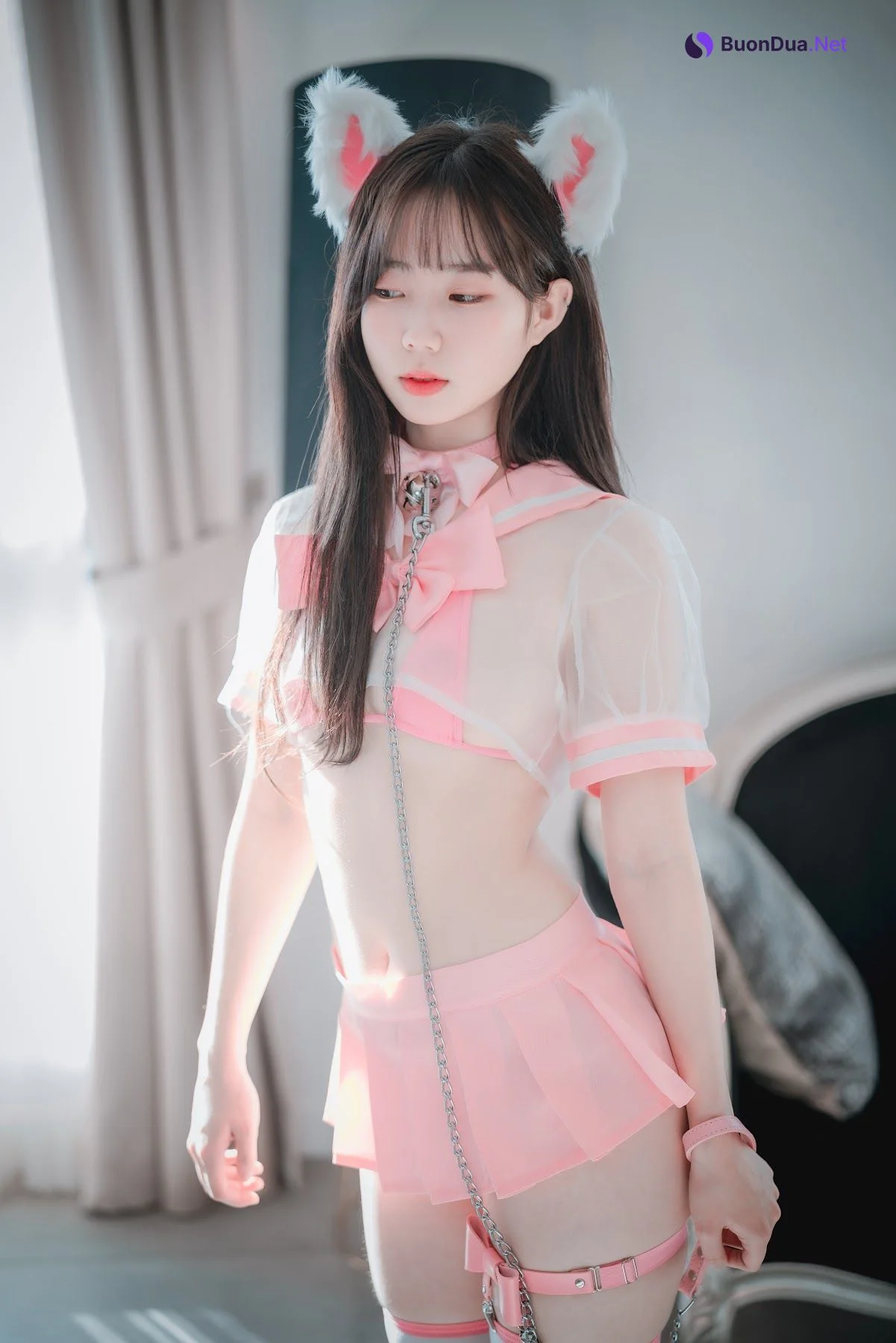 DJAWA Photo – Myu_a_ (뮤아) – Catgirl in Pink - Photo 3