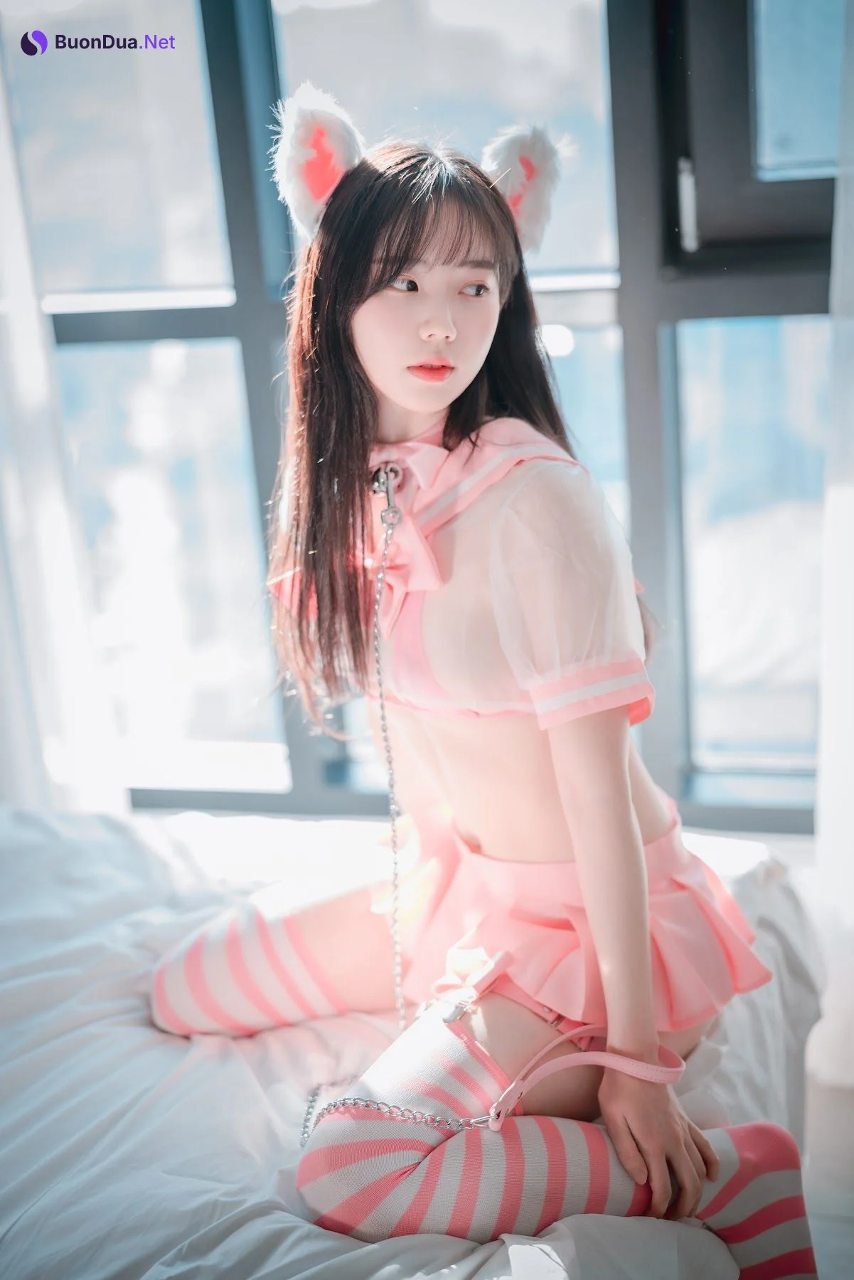 DJAWA Photo – Myu_a_ (뮤아) – Catgirl in Pink - Photo 5