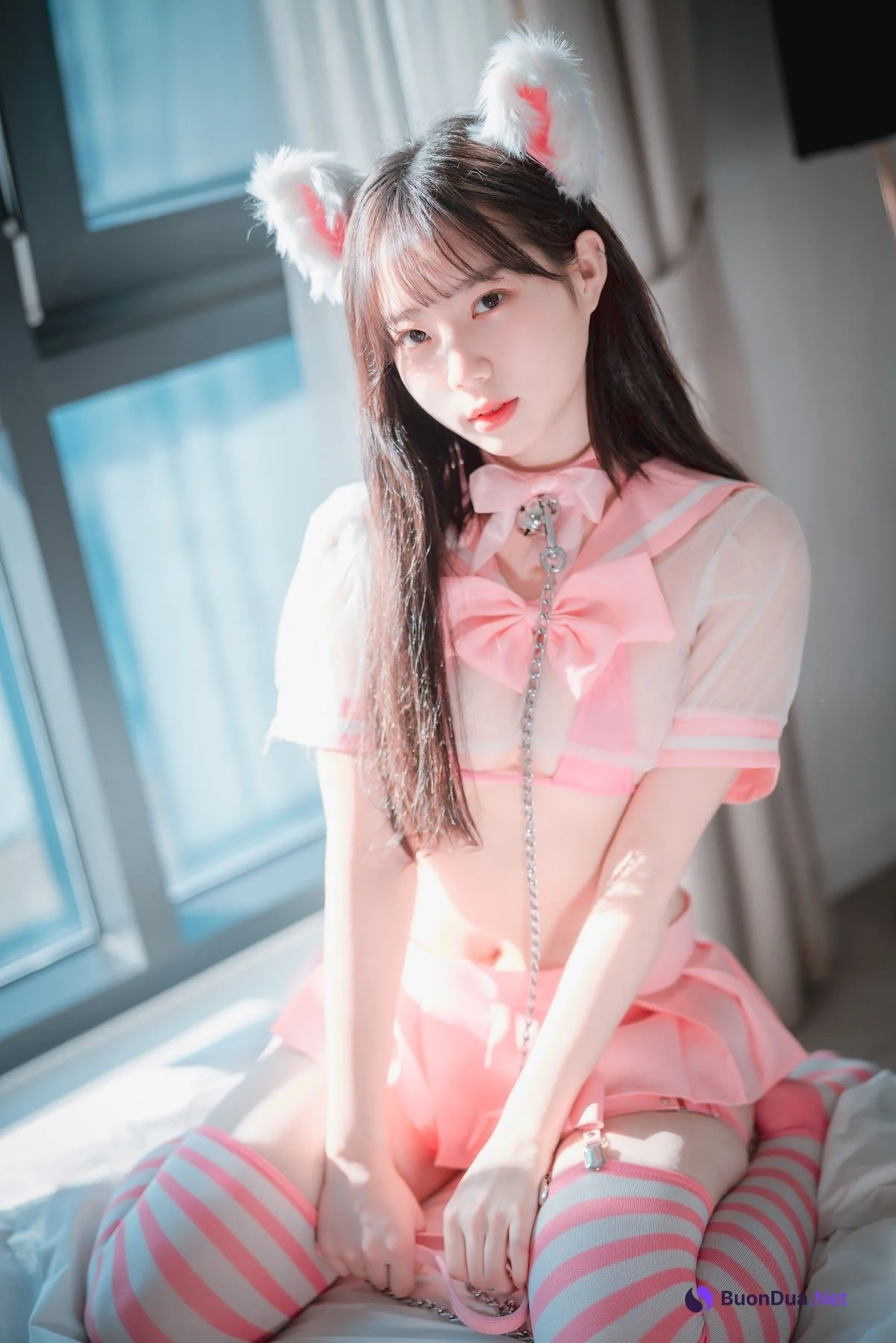 DJAWA Photo – Myu_a_ (뮤아) – Catgirl in Pink - Photo 6