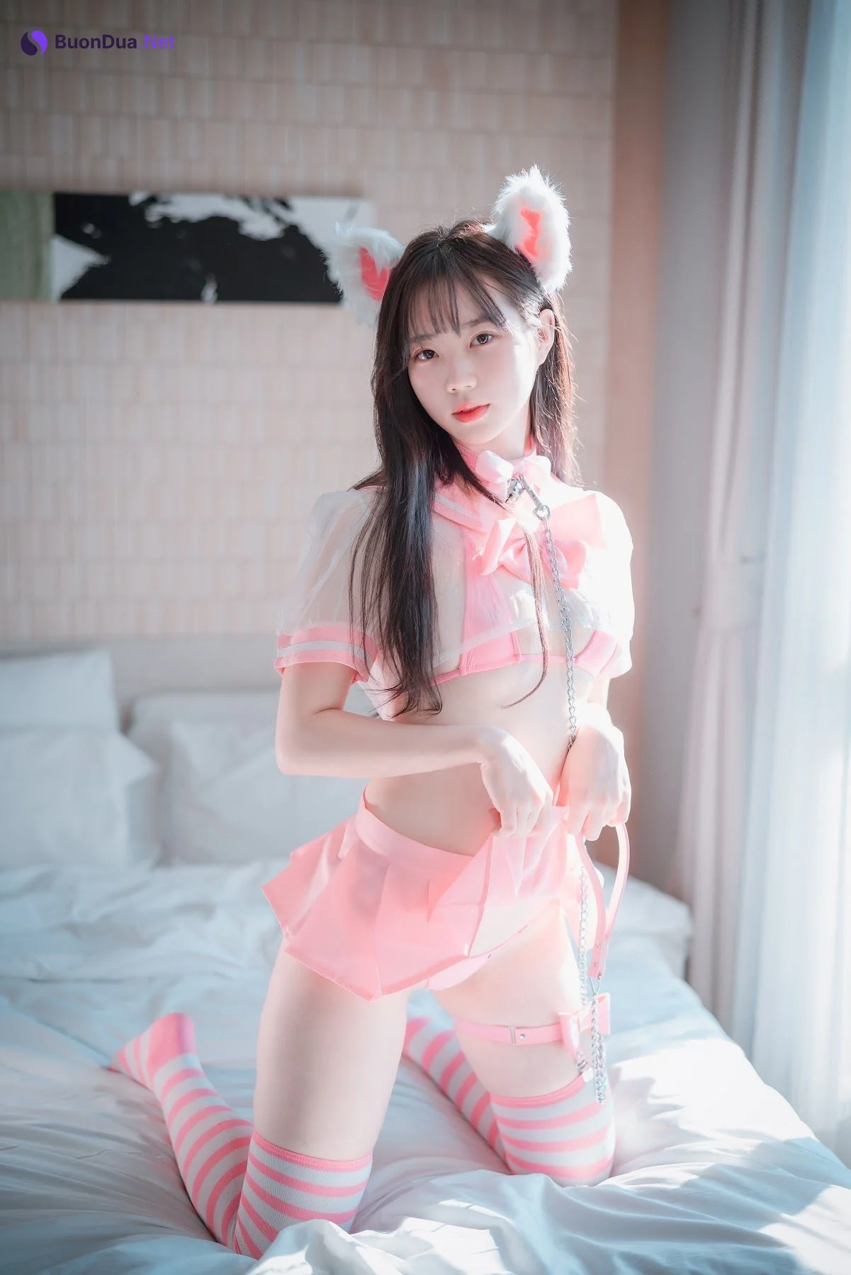 DJAWA Photo – Myu_a_ (뮤아) – Catgirl in Pink - Photo 9