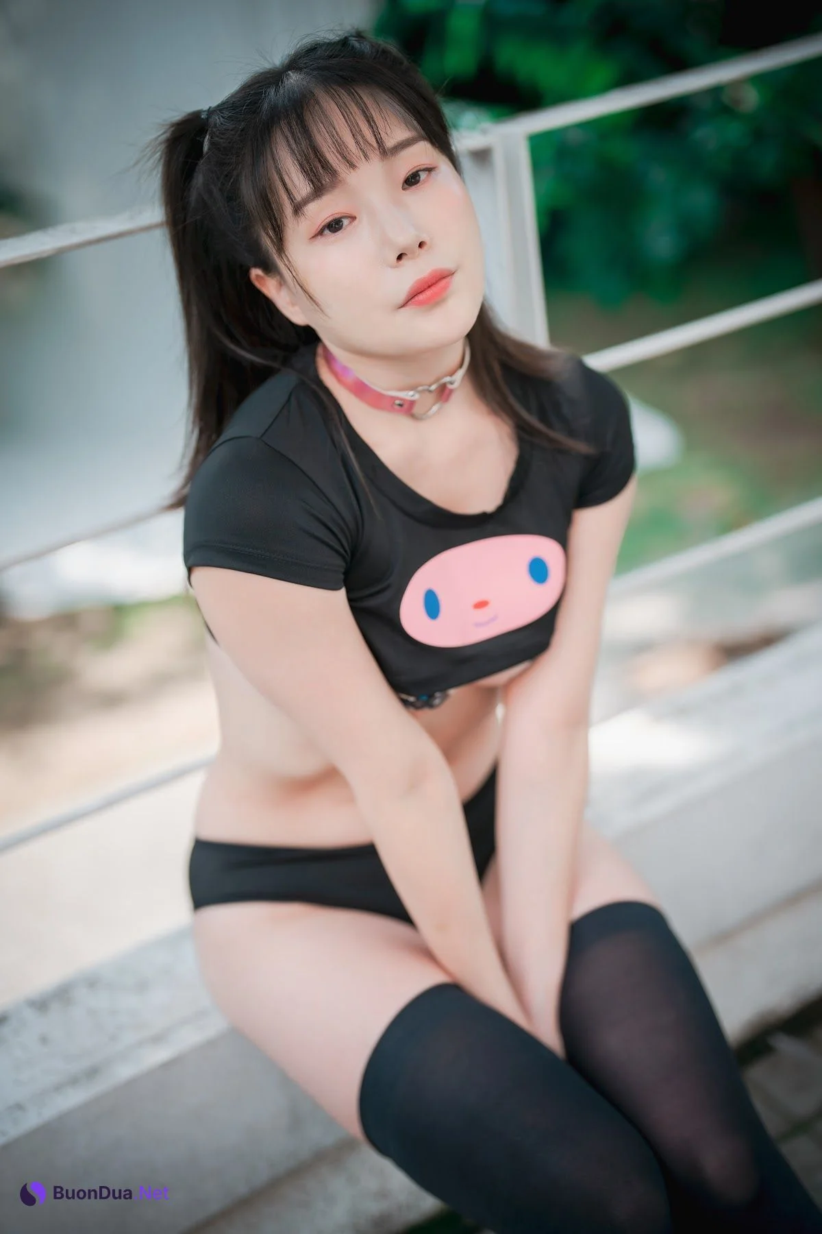 DJAWA Photo – Pia (피아) – Black Puppy Girl (Full version) - Photo 9