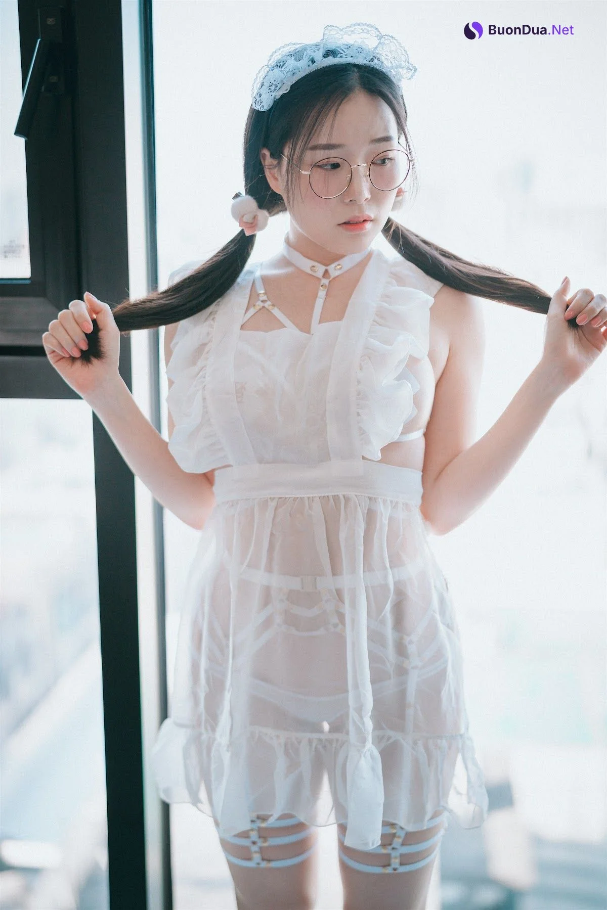 DJAWA Photo – Pia (피아) – Sheer Chiffon Apron - Photo 19