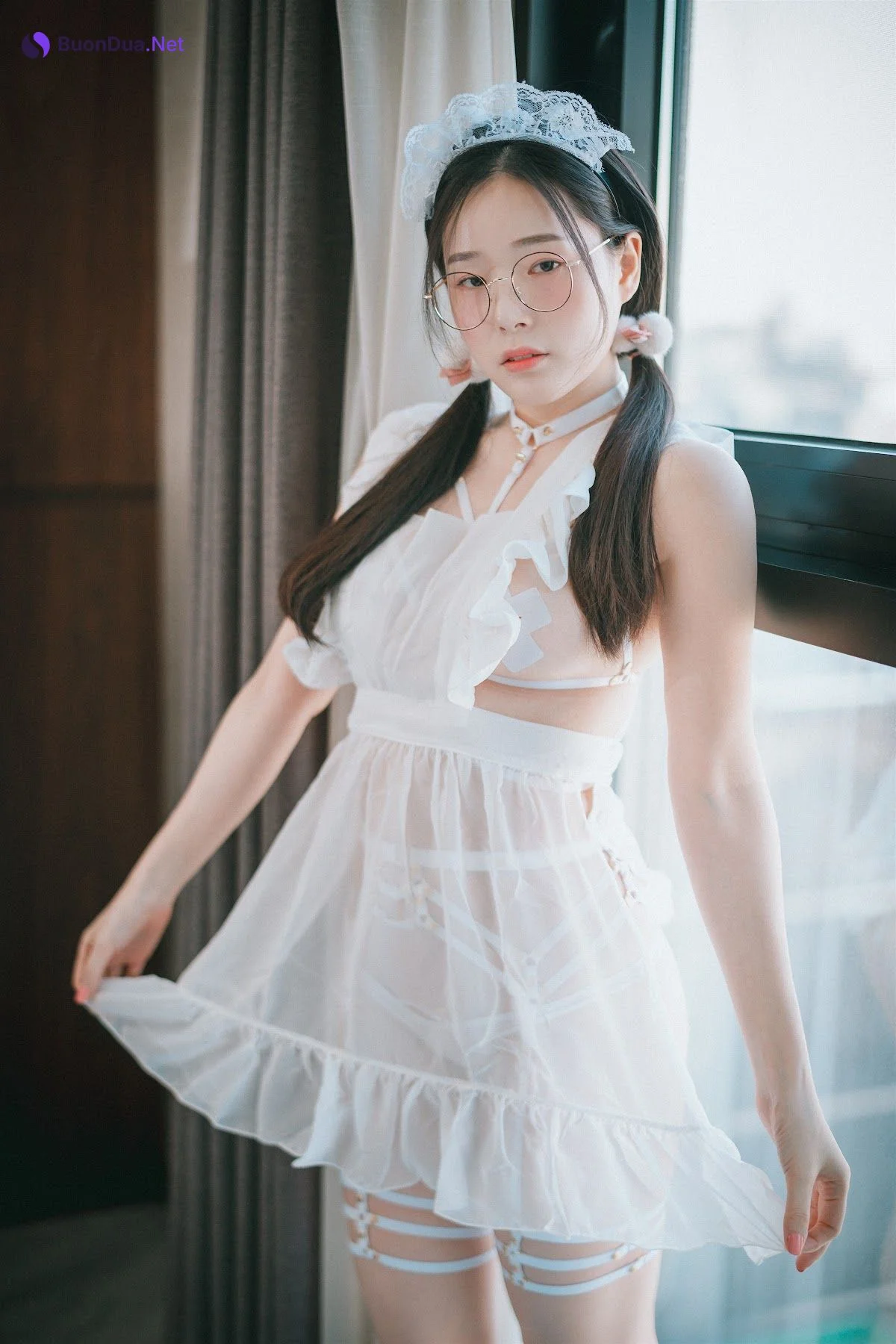 DJAWA Photo – Pia (피아) – Sheer Chiffon Apron - Photo 20
