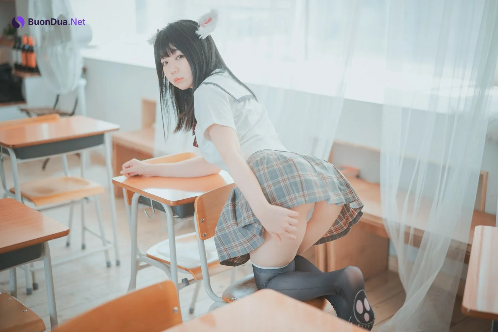 DJAWA Photo – Pian (피안화) – Cat girl does not take classes - รูปภาพ 9