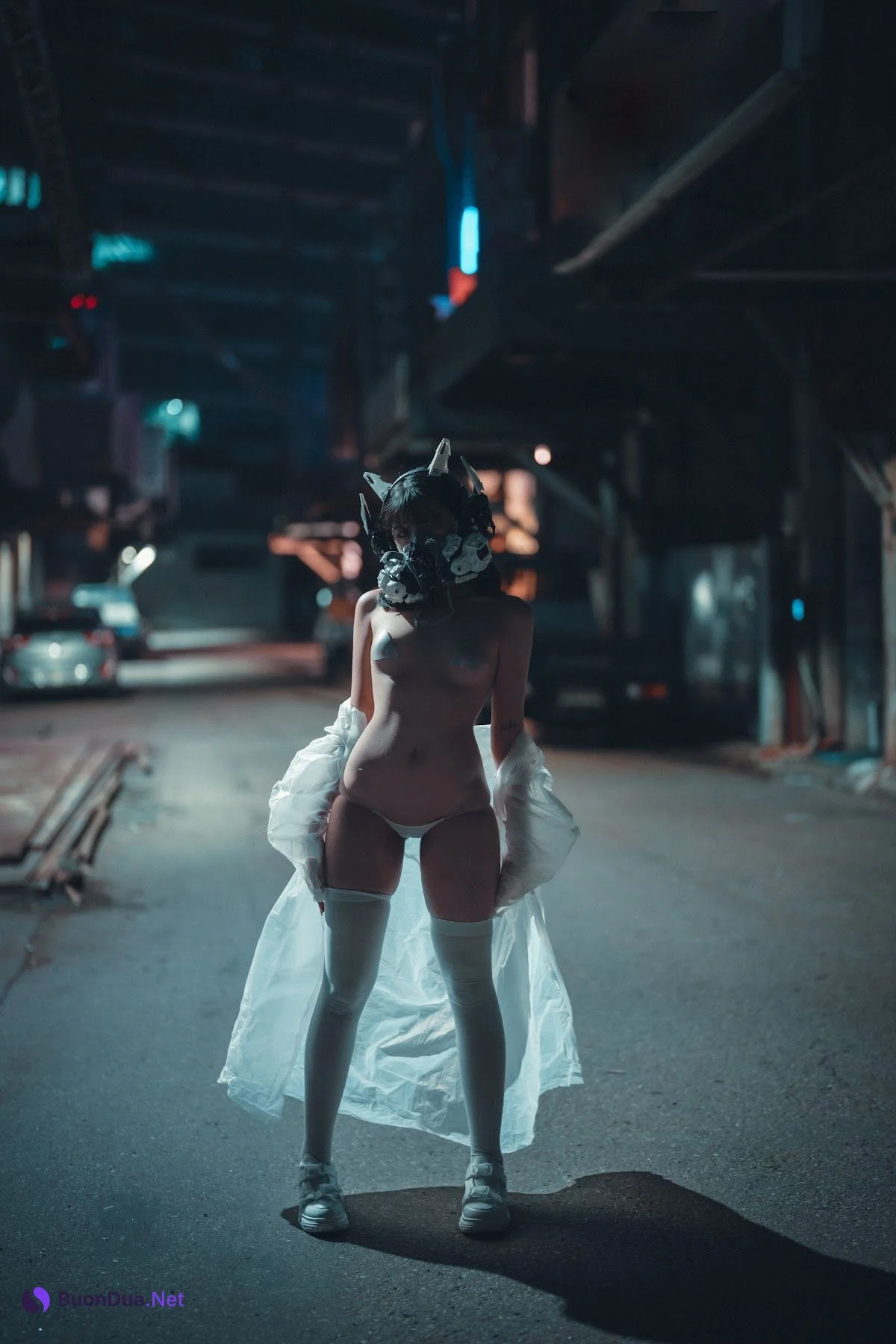 DJAWA Photo – Sonson (손손) – Vagabundo de la Noche (Masked-girl in raincoat) - Photo 20