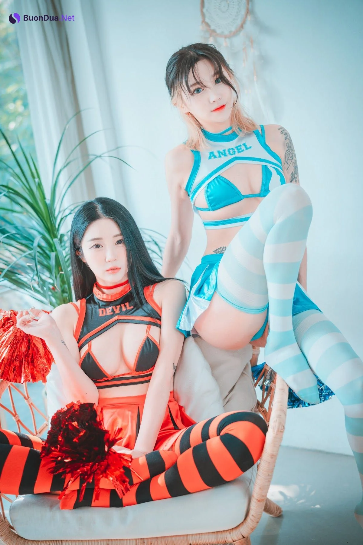 DJAWA Photo – Tae Ri (태리) & Bomi (보미) – Devil 666 & Angel 777 - Photo 10