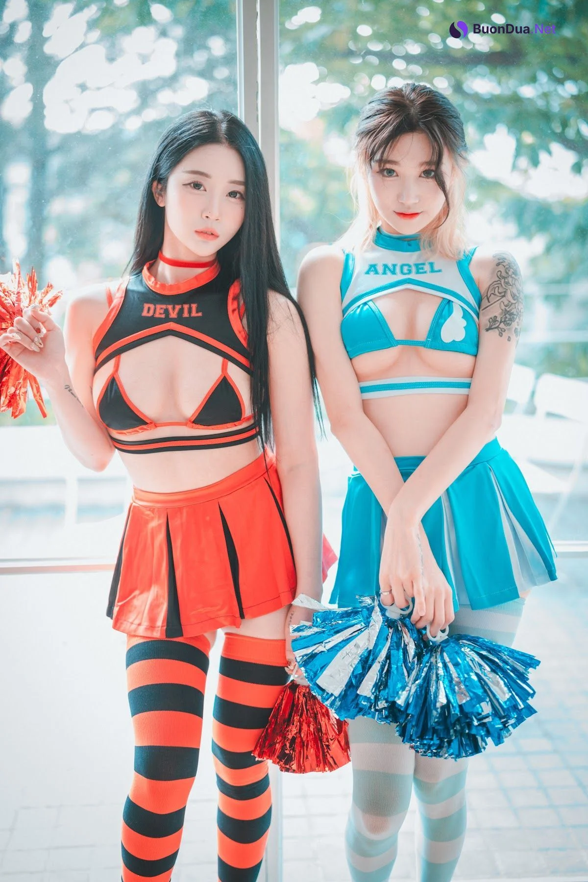 DJAWA Photo – Tae Ri (태리) & Bomi (보미) – Devil 666 & Angel 777 - Photo 3